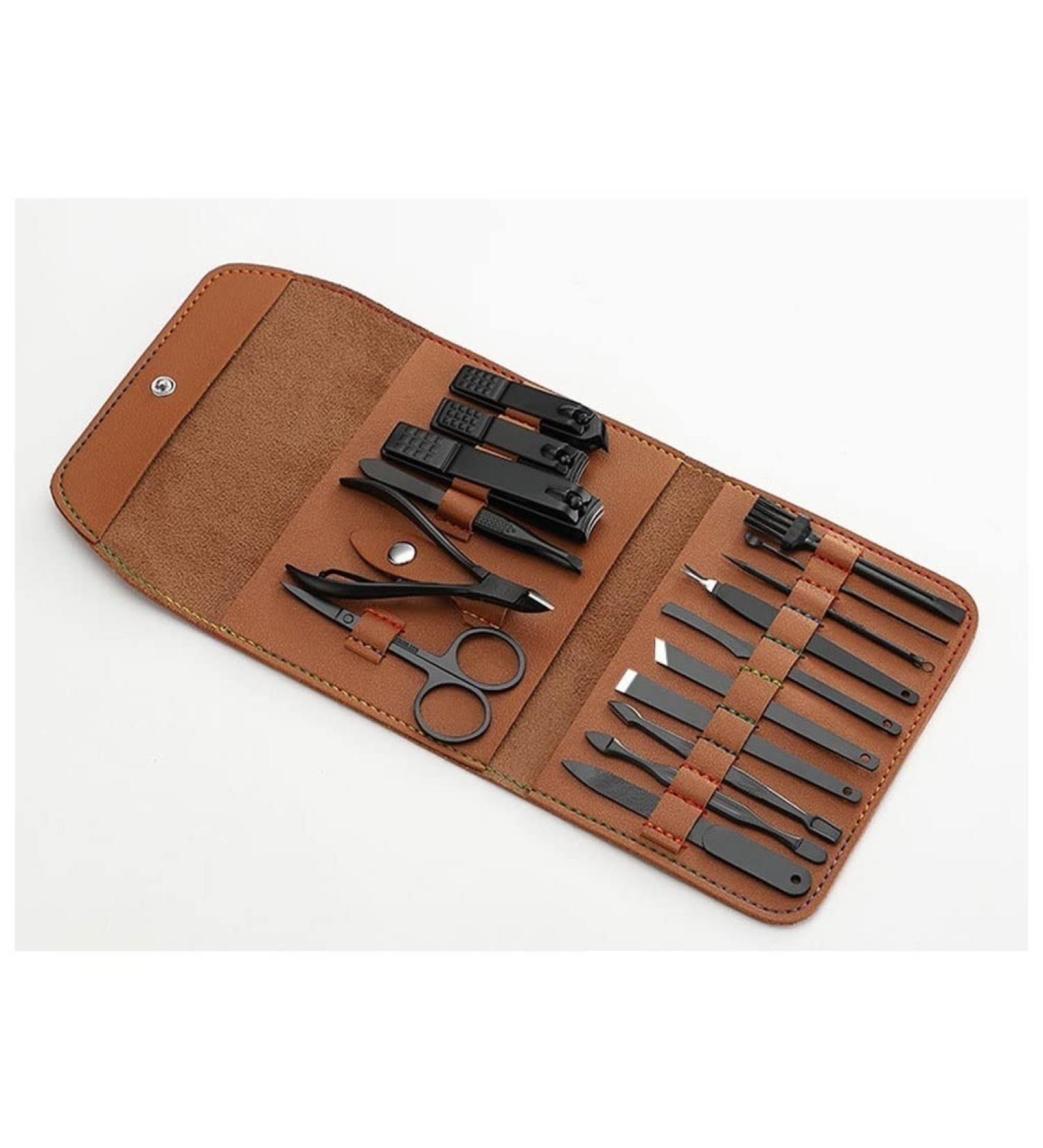 Nail Clippers Set Men's Special Carbon Steel Nail Clipper Set Black Ear Spoon Tool Home Pedicure Nail Clipper Beauty Manicure Nail Tool Set (Color : B) - Buy Online on GoSupps.com