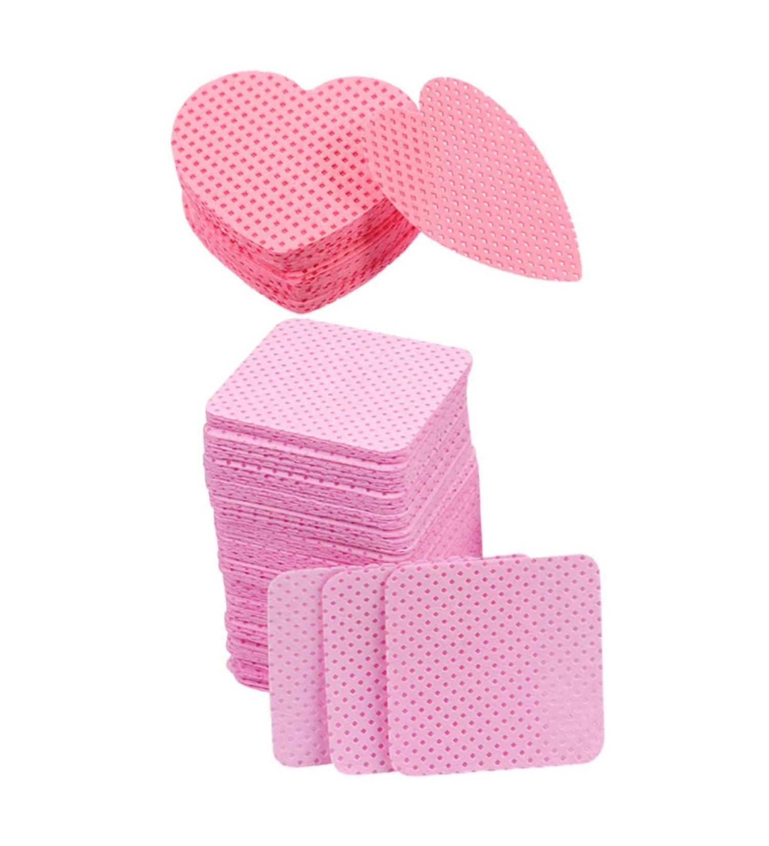 HONMEET 400 Sheets Eyelash Cleaning Pads Cotton Lash Extension Glue Cleaning Wipes Nail Gel Polish Nail Remover Pads - Buy Online on GoSupps.com