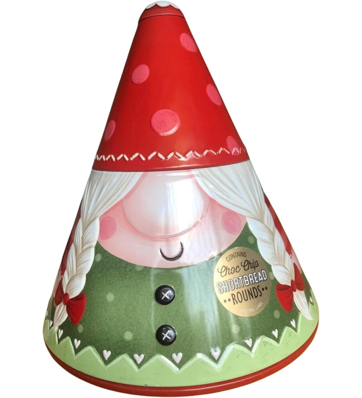 mrs gonk choc chip shortbread rounds tin