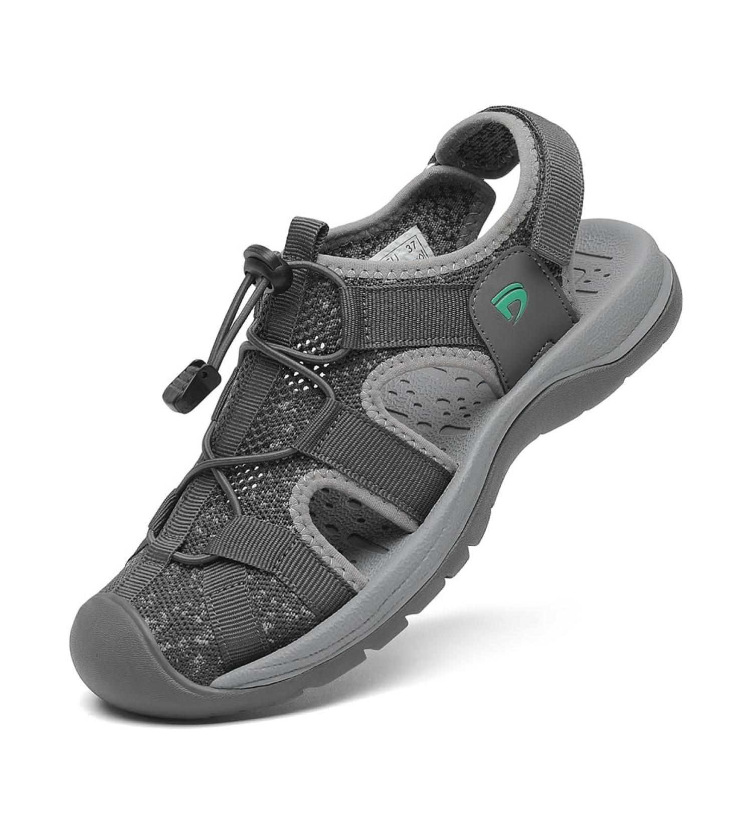 Women s Outdoor Sports Sandals - Lightweight Closed Rubber Hiking & Trekking Sandals for Travel - Gray A2 36 EU - Buy Online on GoSupps.com