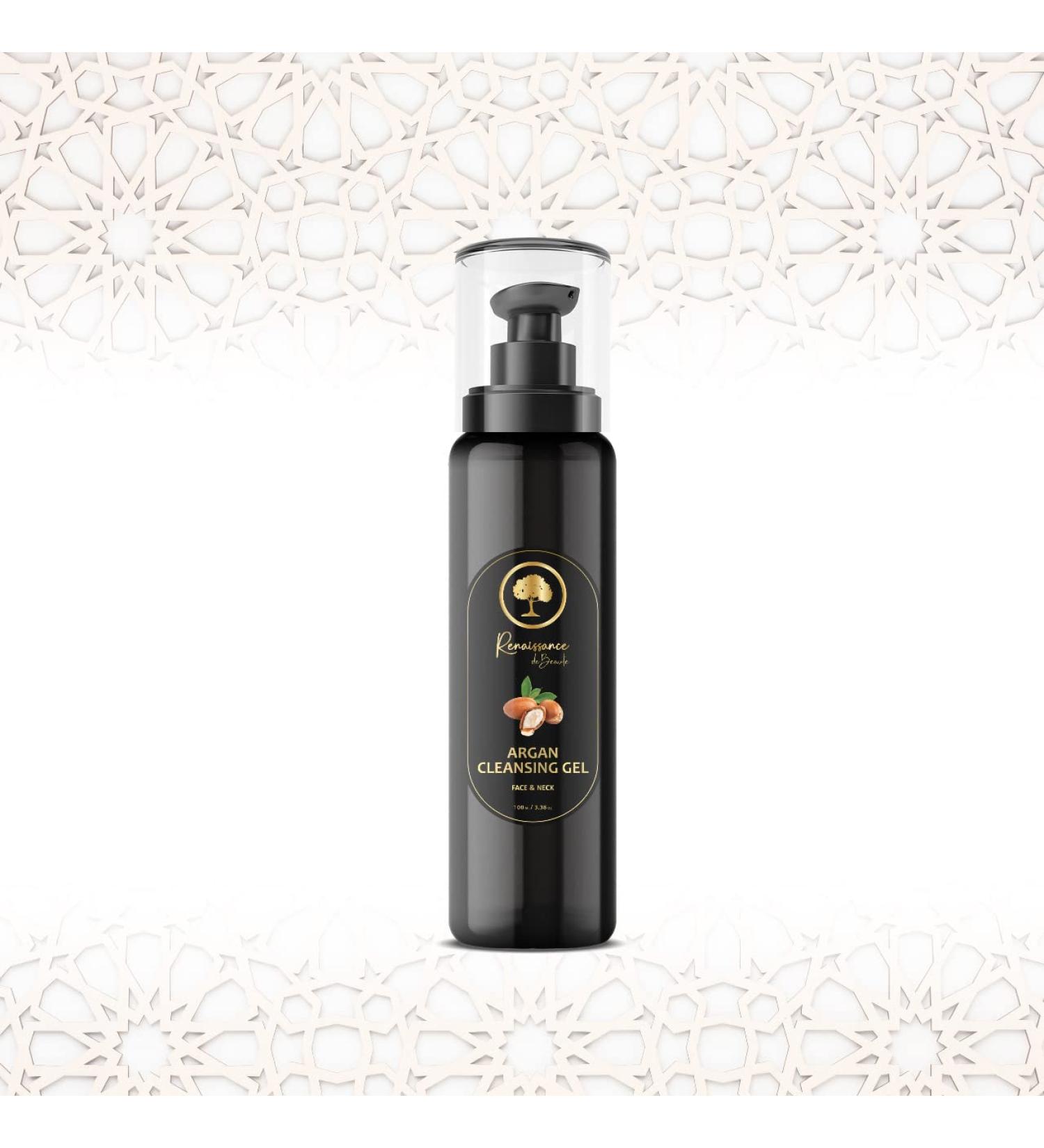 Moroccan Argan Oil Cleansing Gel - 3.38 Fl oz | Fresh & Hydrating | International Shipping Available - Buy Online on GoSupps.com