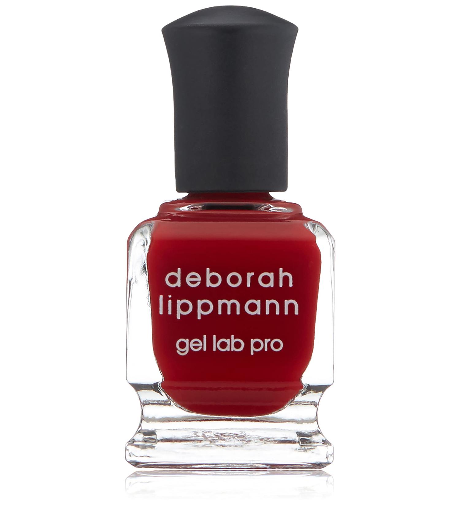 Deborah Lippmann Gel Lab Pro Nail Polish - My Old Flame | Treatment Enriched, Health-Boosting Formula | 10 Free, Vegan, No Animal Testing | Red & Purple Colors - Buy Online on GoSupps.com