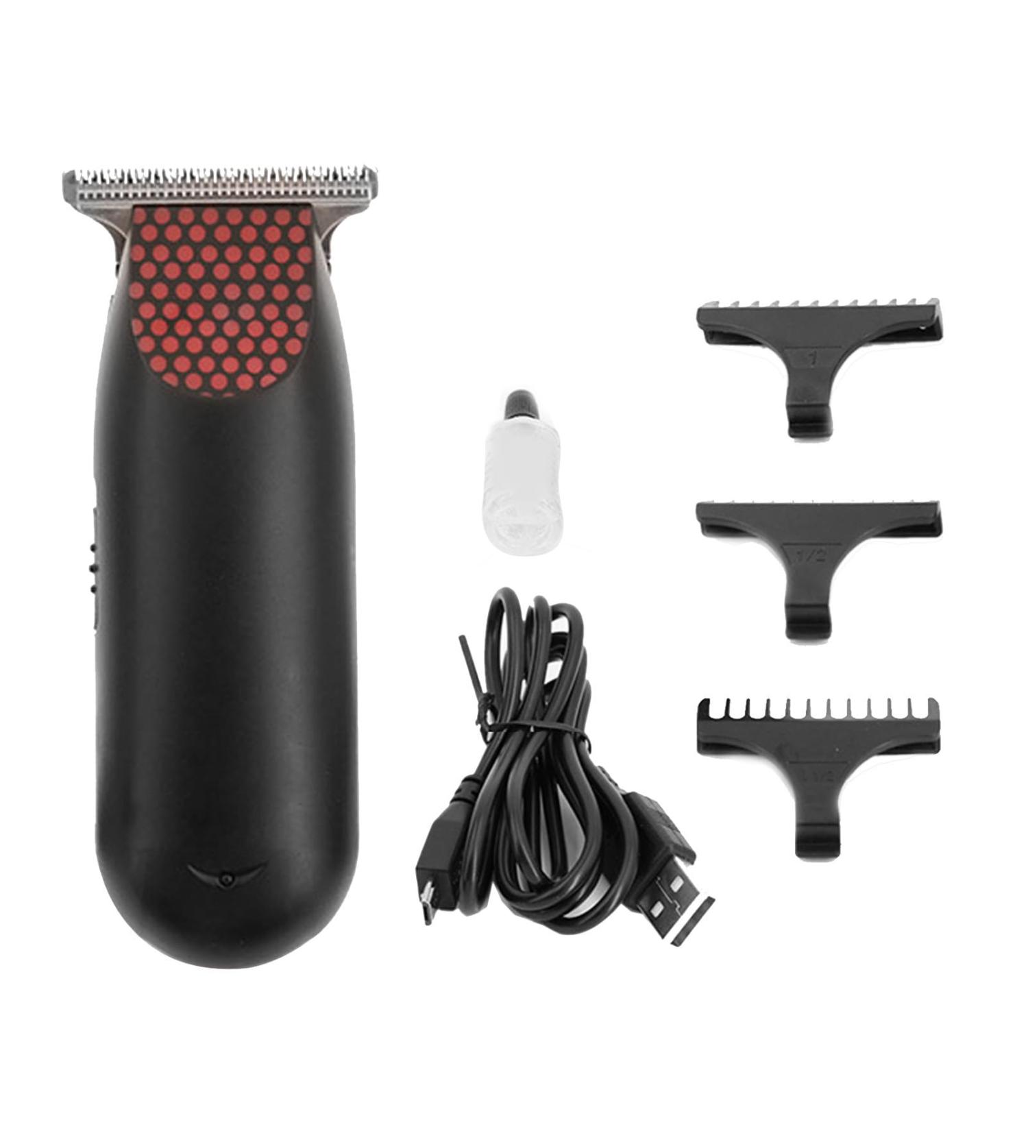 Electric Hair Clipper Cordless Fine Cutting USB Rechargeable Hair Clipper and Trimmer Hair Grooming Trimmer with 3 Guide Combs - Buy Online on GoSupps.com