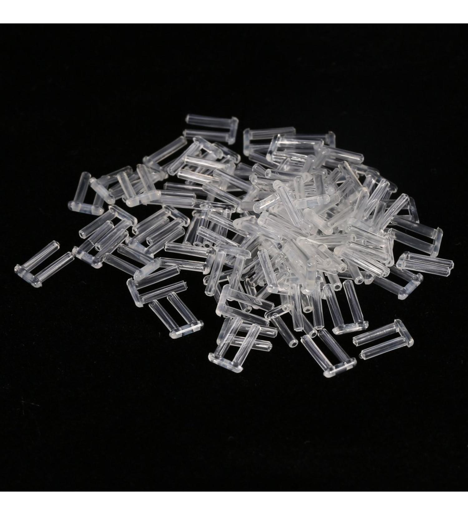 Qkiss 100pcs Plastic Press Sleeves for Rimless Glasses | Eyeglass Accessories Tools - International Shipping Available - Buy Online on GoSupps.com