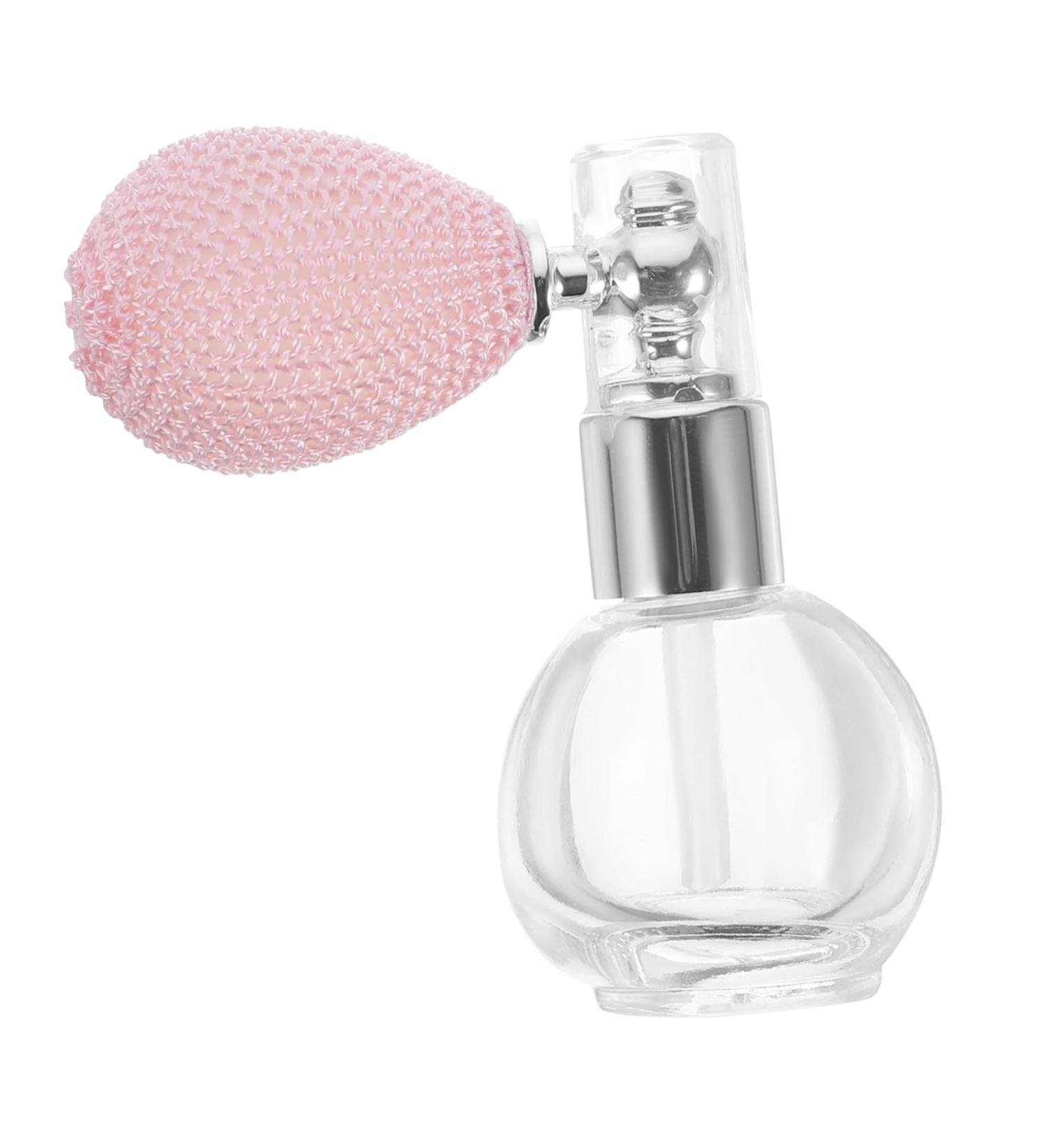 HAPINARY Empty Bottle Perfume Bottle Refillable Perfume Bottle Labs Perfume Bottle with Pump Refillable Bottle Crystal Perfume Glass Bubble Dispensing Pump Travel medium Golden - Buy Online on GoSupps.com