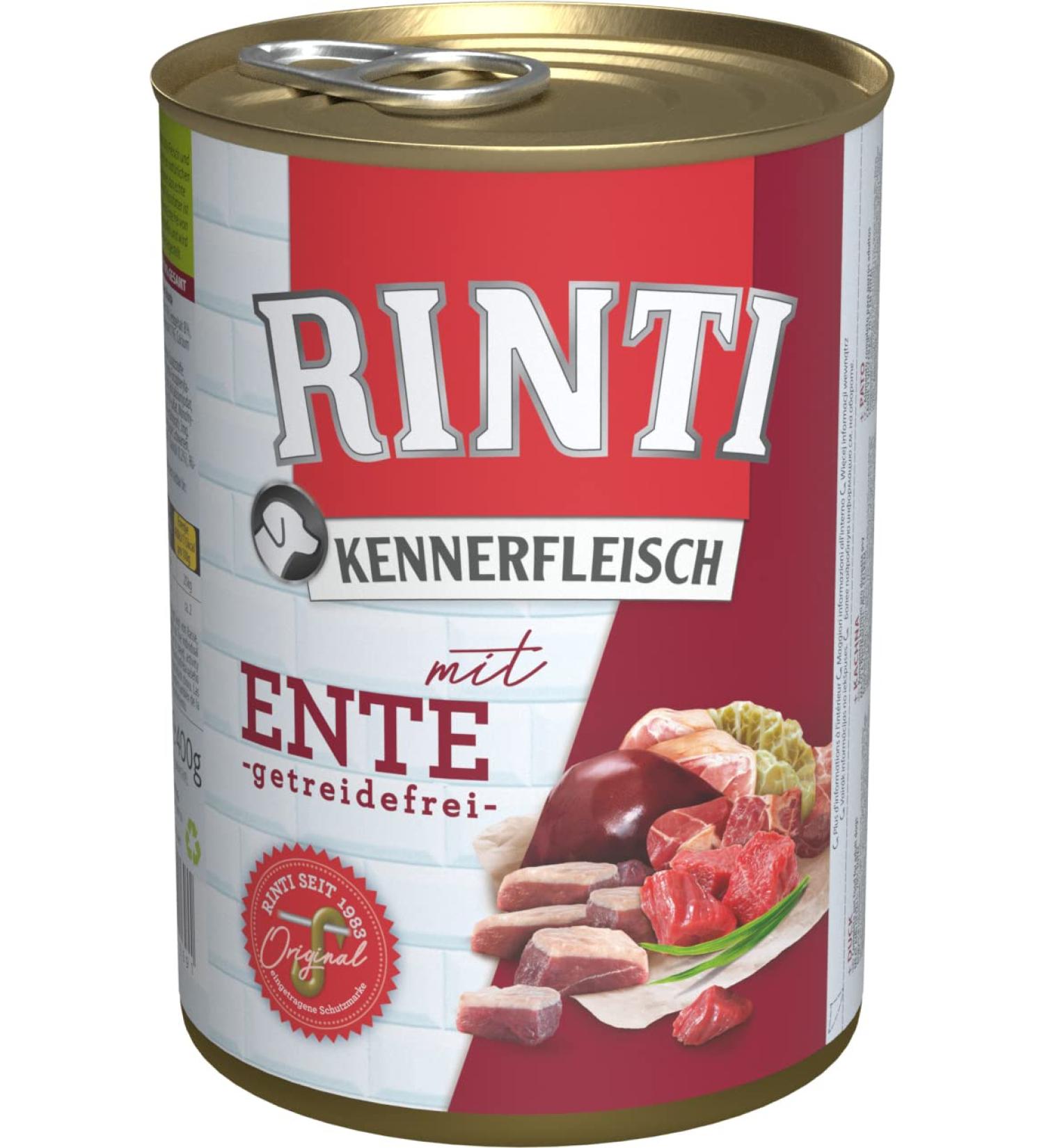 RINTI Beef Connoisseur Duck 24 x 400 g Duck 400 g (pack of 24)