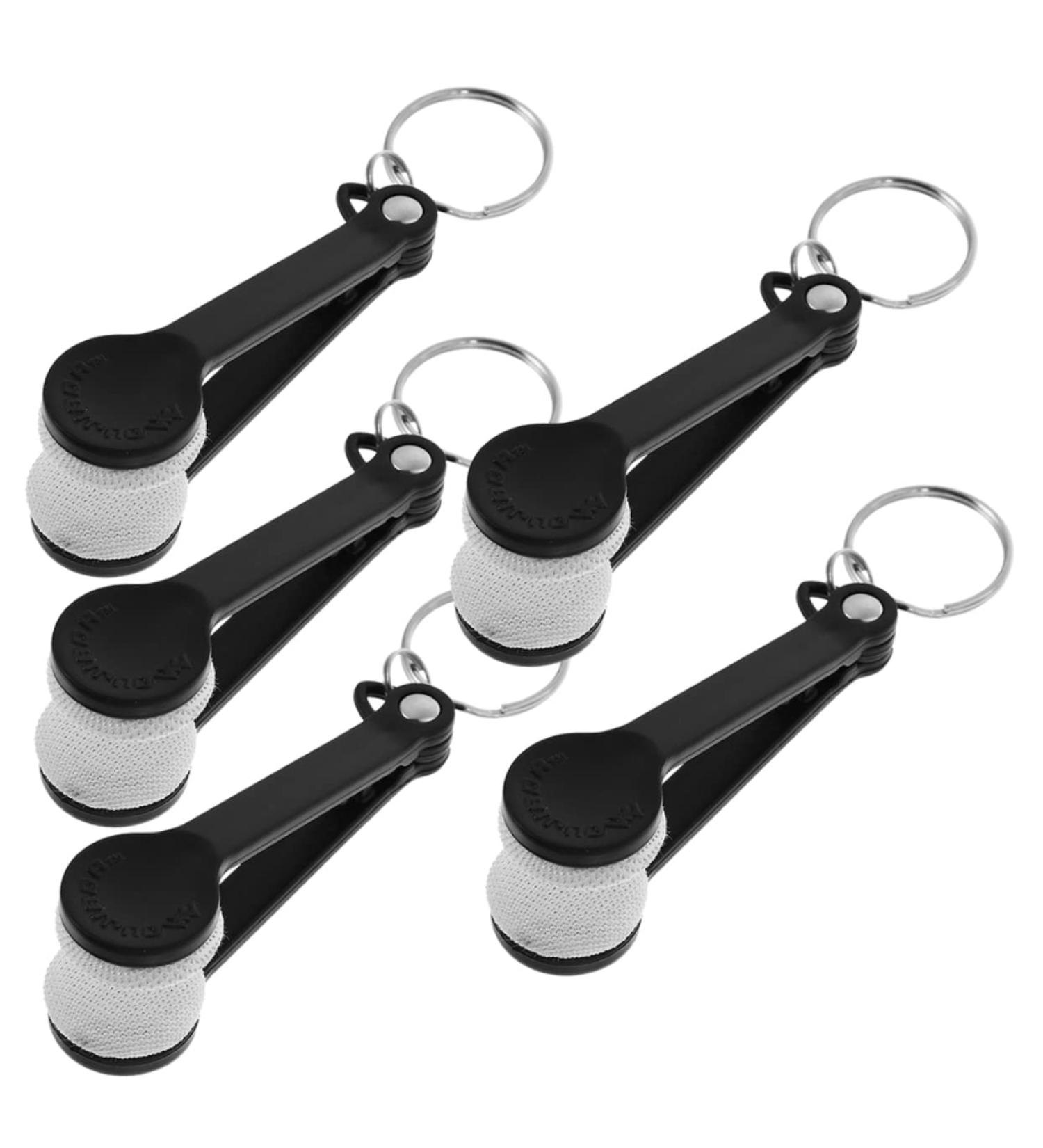 FOMIYES 6pcs Eyeglasses Cleaning Tools - Glasses Wipe Brush & Keychain Cleaner for Clear Vision - Buy Online on GoSupps.com