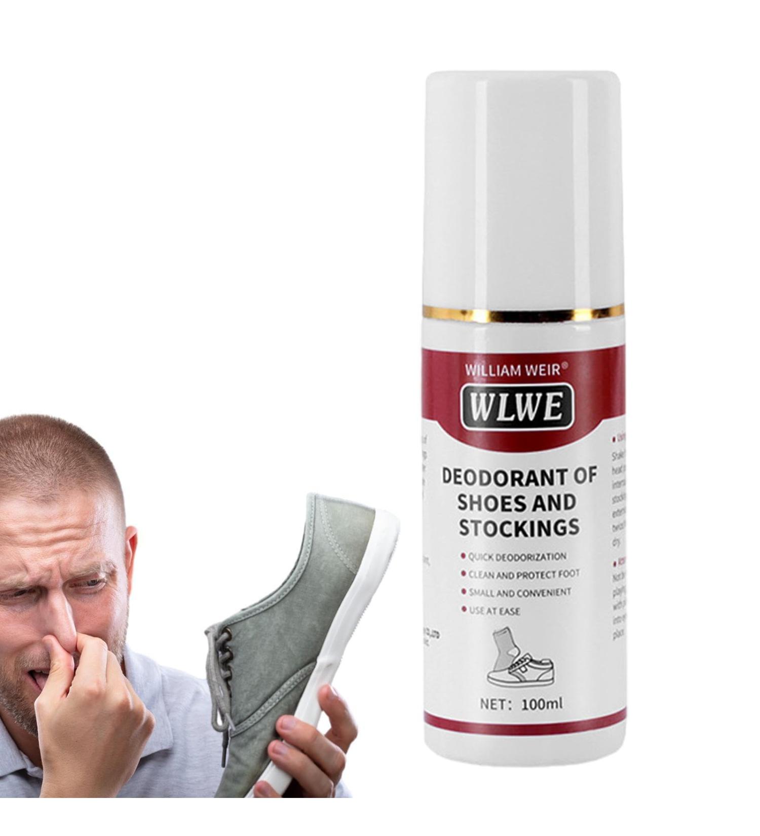 Shoe Closet Odor Eliminator Foot Odor Spray for Shoes and Feet 120ml Extra Strong Strength Shoe Spray Deodorizer Smell Remover for Boots Sports Bowling Sneakers Pochy - Buy Online on GoSupps.com
