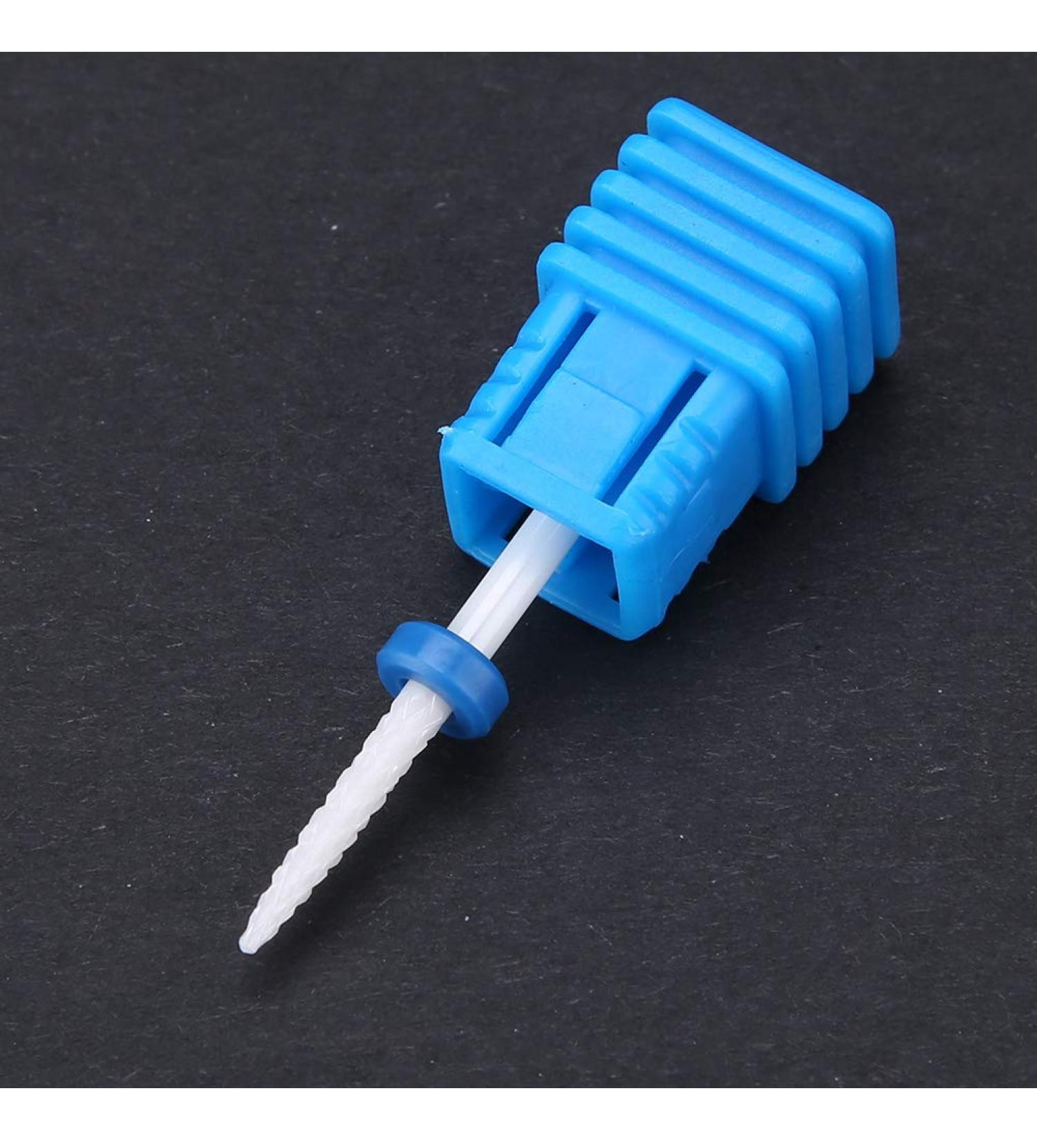 Nail Drill Bits Holder Manicure Tool Comfortable Touch Suitable for Sanding for Home Salon Shop (Rocket head M) - Buy Online on GoSupps.com