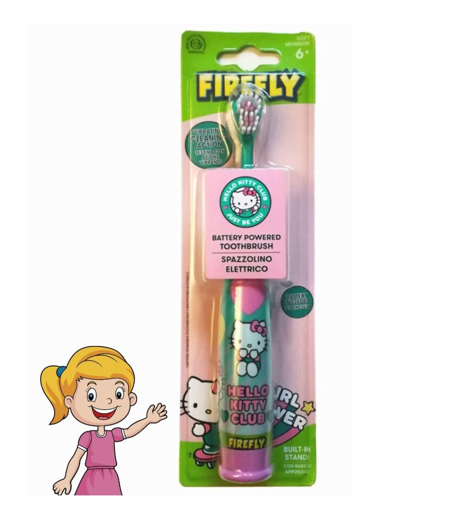 Soft Electric Toothbrush for Kids - Ideal Gift for Girls 6+ | Includes Battery - Buy Online on GoSupps.com