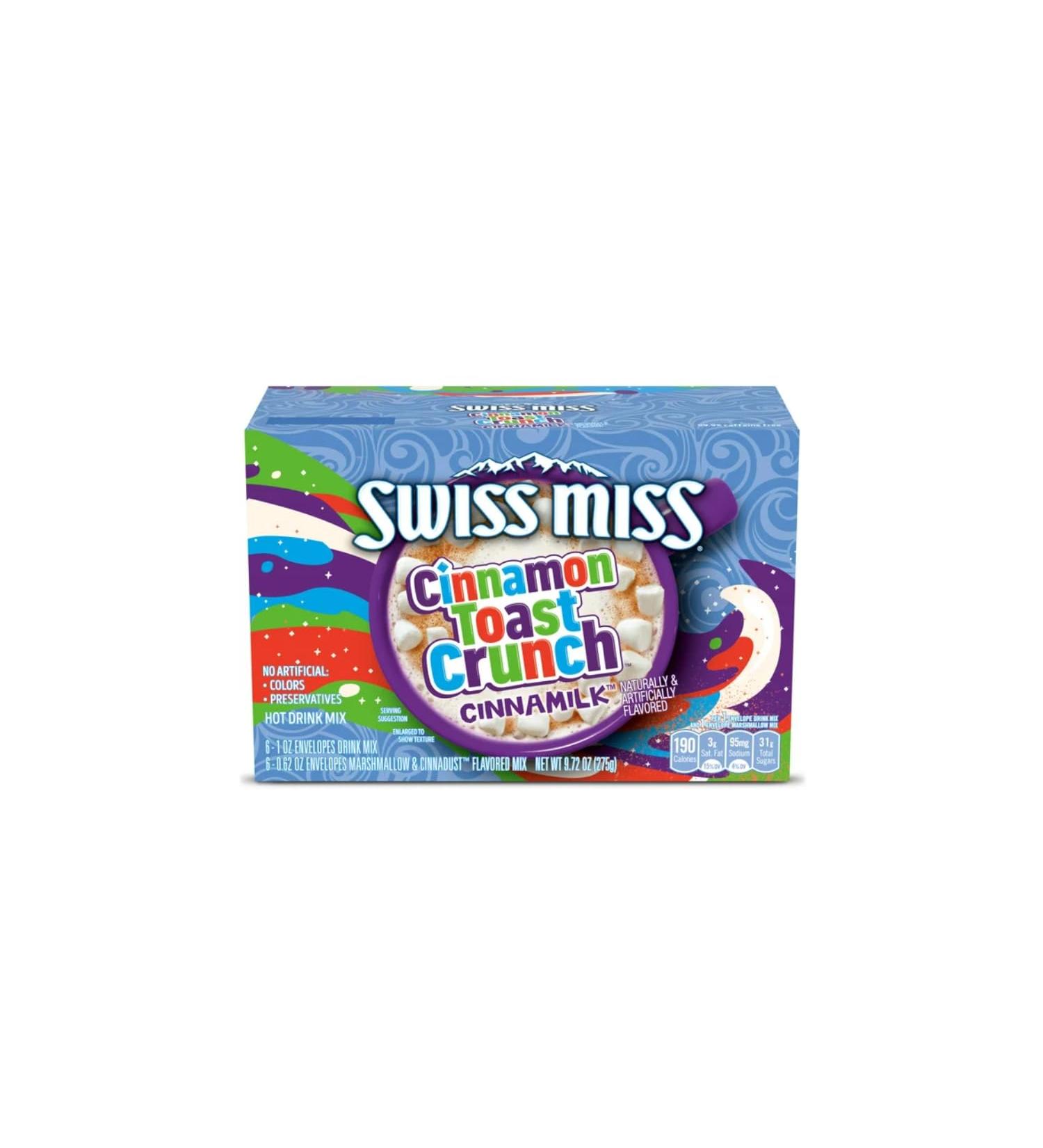 Swiss Miss Cinnamon Toast Crunch Cinnamilk Flavored Drink Mix 6-count - Buy Online on GoSupps.com