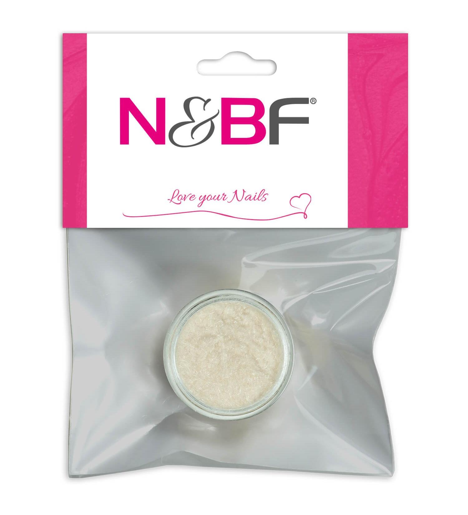 N&BF Velvet Powder Cream (beige) |With powder for gel nails and nail polish |Nailart Pl sch powder |Flocking powder for nail design |Puschel powder dust in the velvet look