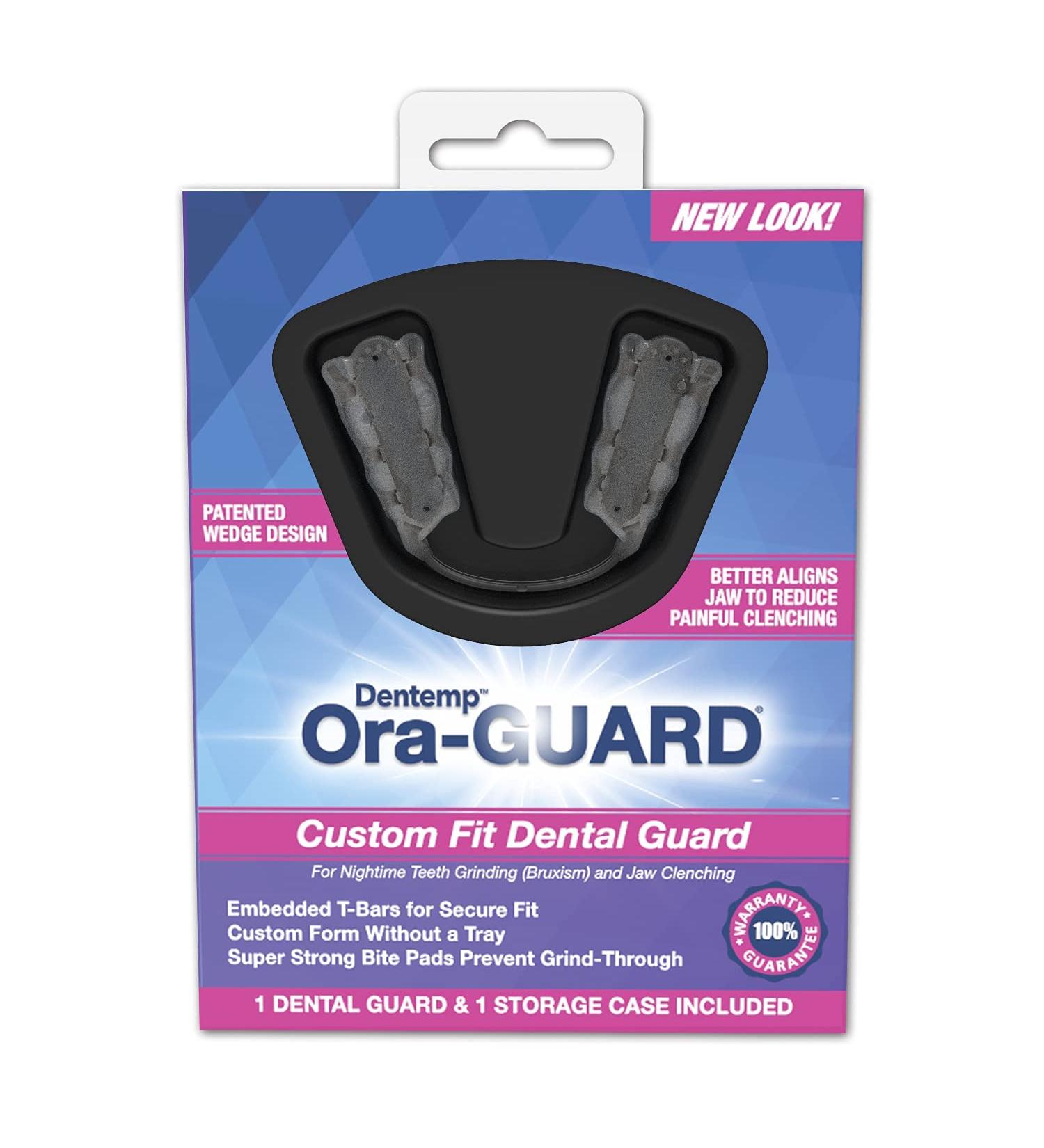 Dentemp Ora-GUARD Custom Fit Dental Guard - Bruxism Night Guard for Teeth Grinding - Mouth Guard for Clenching - Comfortable Night Guard for Jaw Muscles - 1 Count - Buy Online on GoSupps.com