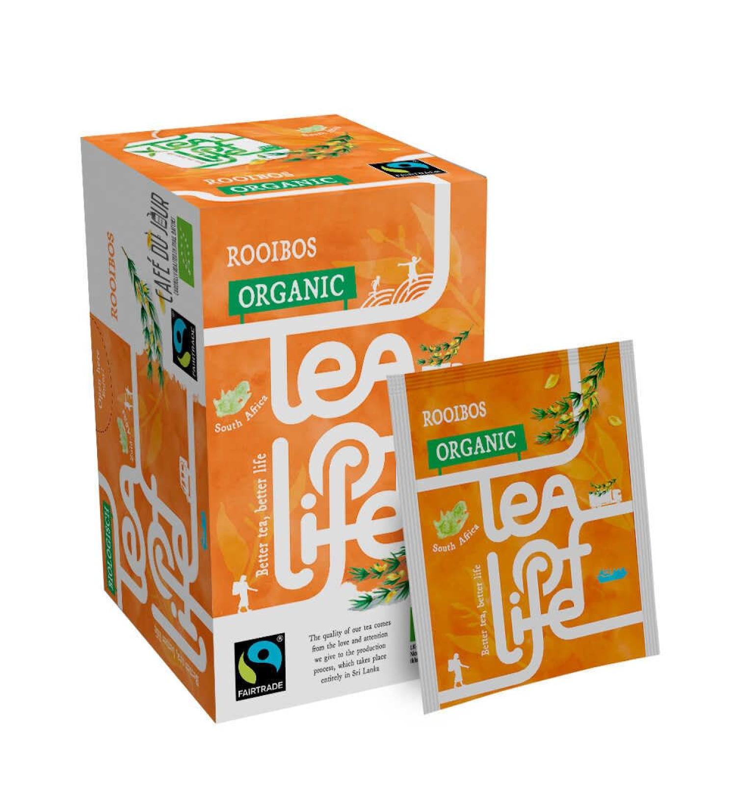 Rooibos - Bio & Fairtrade - Tea of Life - 25 sachets de th