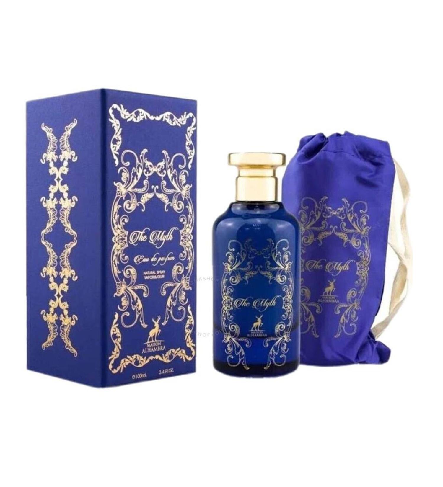 Maison Alhambra The Myth for Unisex Eau de Parfum Spray 3.40 Ounces / 100 ml