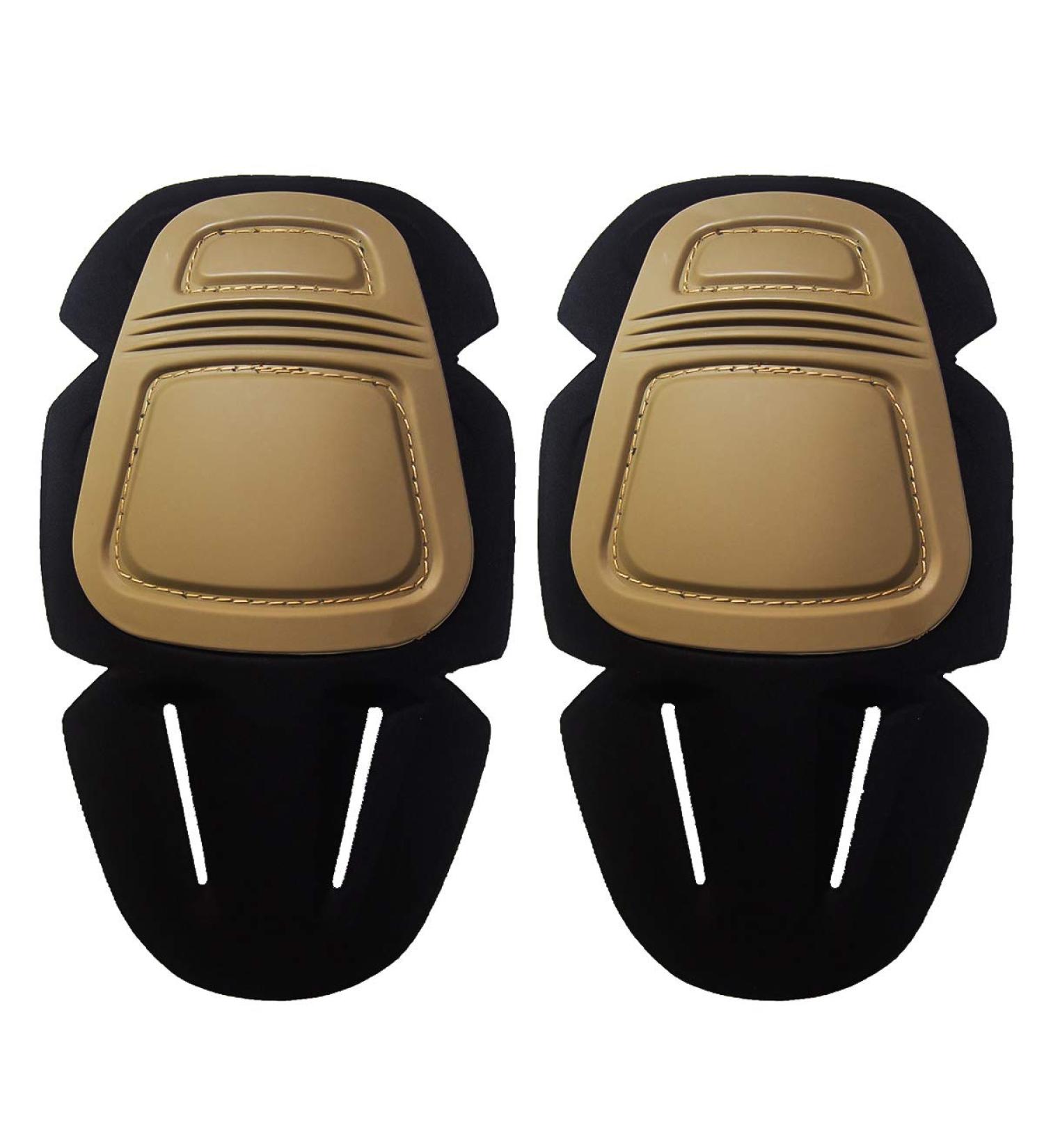 Wallfire Lightweight Tactical Knee Pads - Wear-Resistant Multicam Accessories for Airsoft & Military (Tan) - International Shipping Available - Buy Online on GoSupps.com