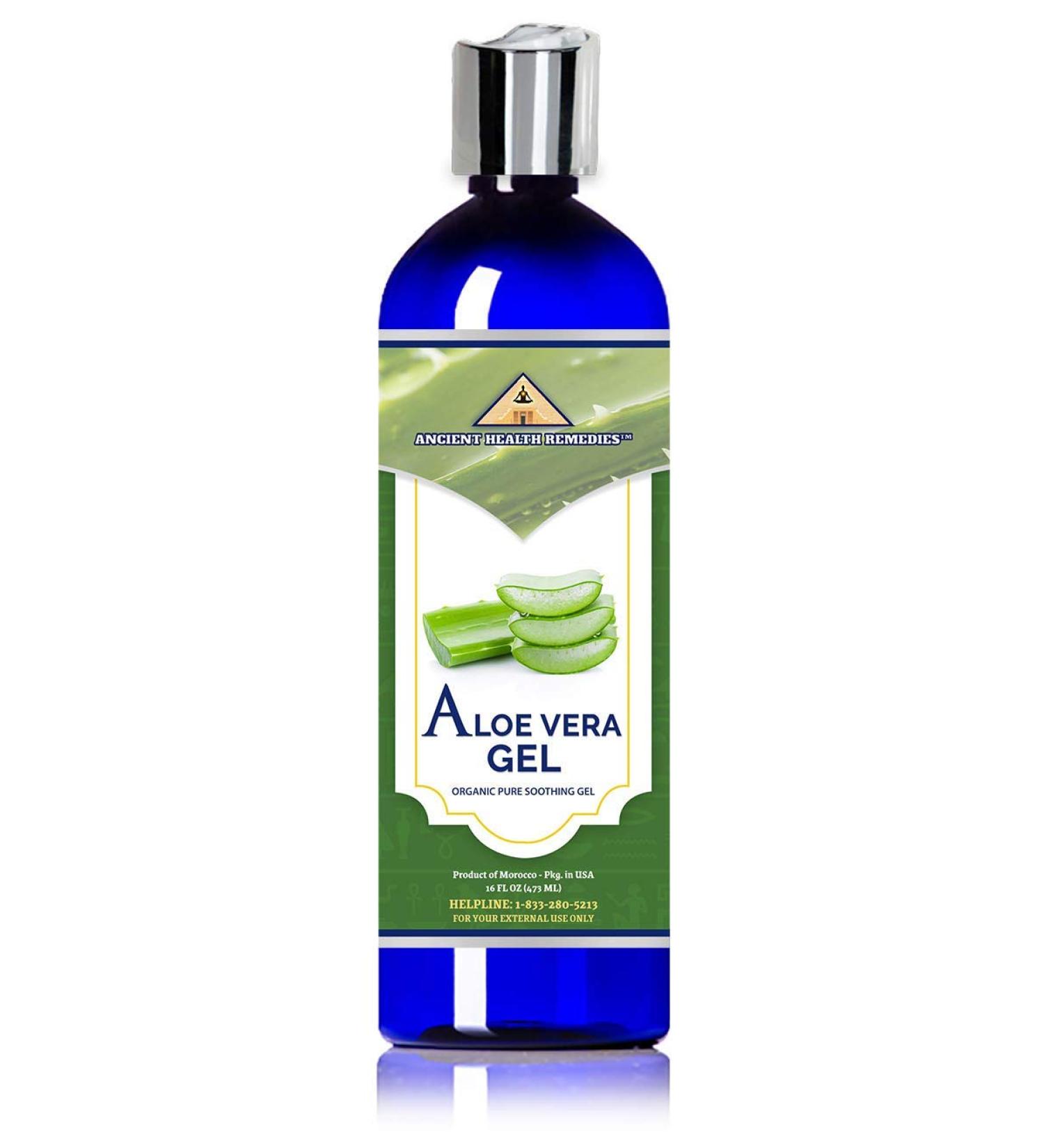 ANCIENT HEALTH REMEDIES Organic Unrefined Cold Pressed PURE ALOE GEL Bulk Wholesale Beauty Skin Care Moisturizing DIY GEL For DYI Skin Products (INDIA) (16 oz) 1 Pound (Pack of 1) - Buy Online on GoSupps.com