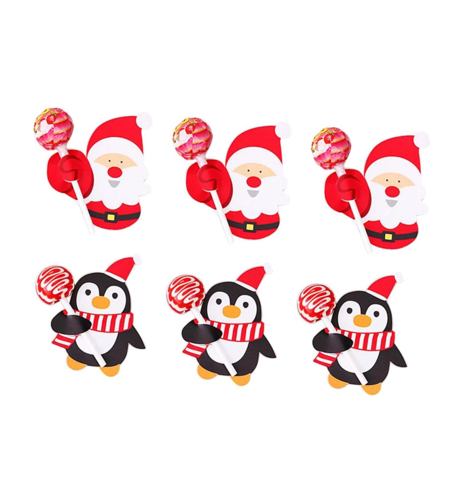  CIMAXIC CIMAXIC 62 pieces message paper for sweets decoration lollipop card paper lollipop cards Christmas lollipop cards ornament Christmas decorations sweet decorate clip - Buy Online on GoSupps.com