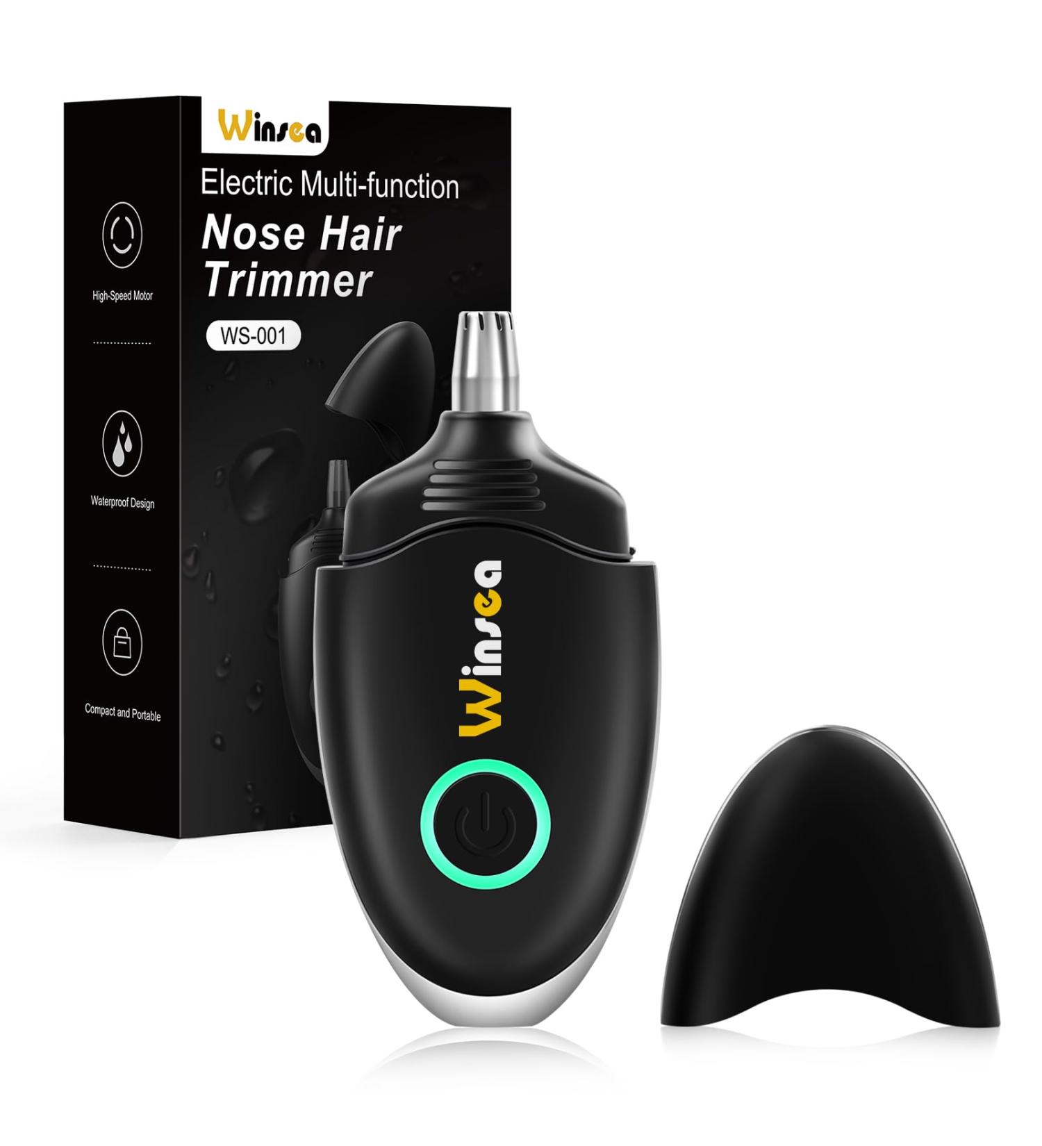 High-Precision Ear & Nose Hair Trimmer for Men & Women - USB Rechargeable Waterproof Portable & Quiet Travel Shaver - Buy Online on GoSupps.com