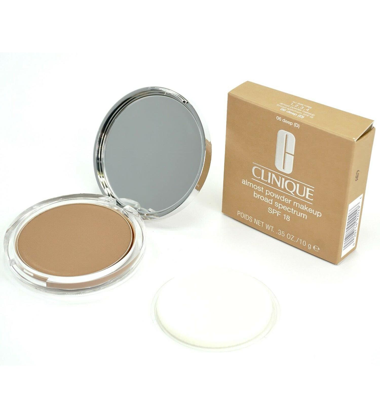 CLINIQUE Almost Powder Makeup SPF 18 - Shade 06 Deep - Buy Online on GoSupps.com