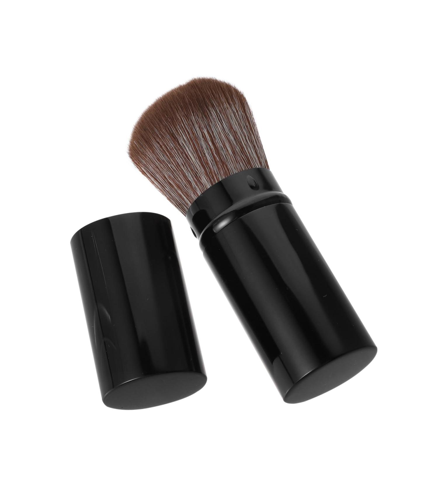 Ipetboom Powder Brush Portable Makeup Brush Short Press on Nails Blush Brush with Cover Blusher Cosmetic Brush Makeup Beauty Brush Makeup Blush Brush Stereotypes Makeup Set Miss Metal Tube - Buy Online on GoSupps.com