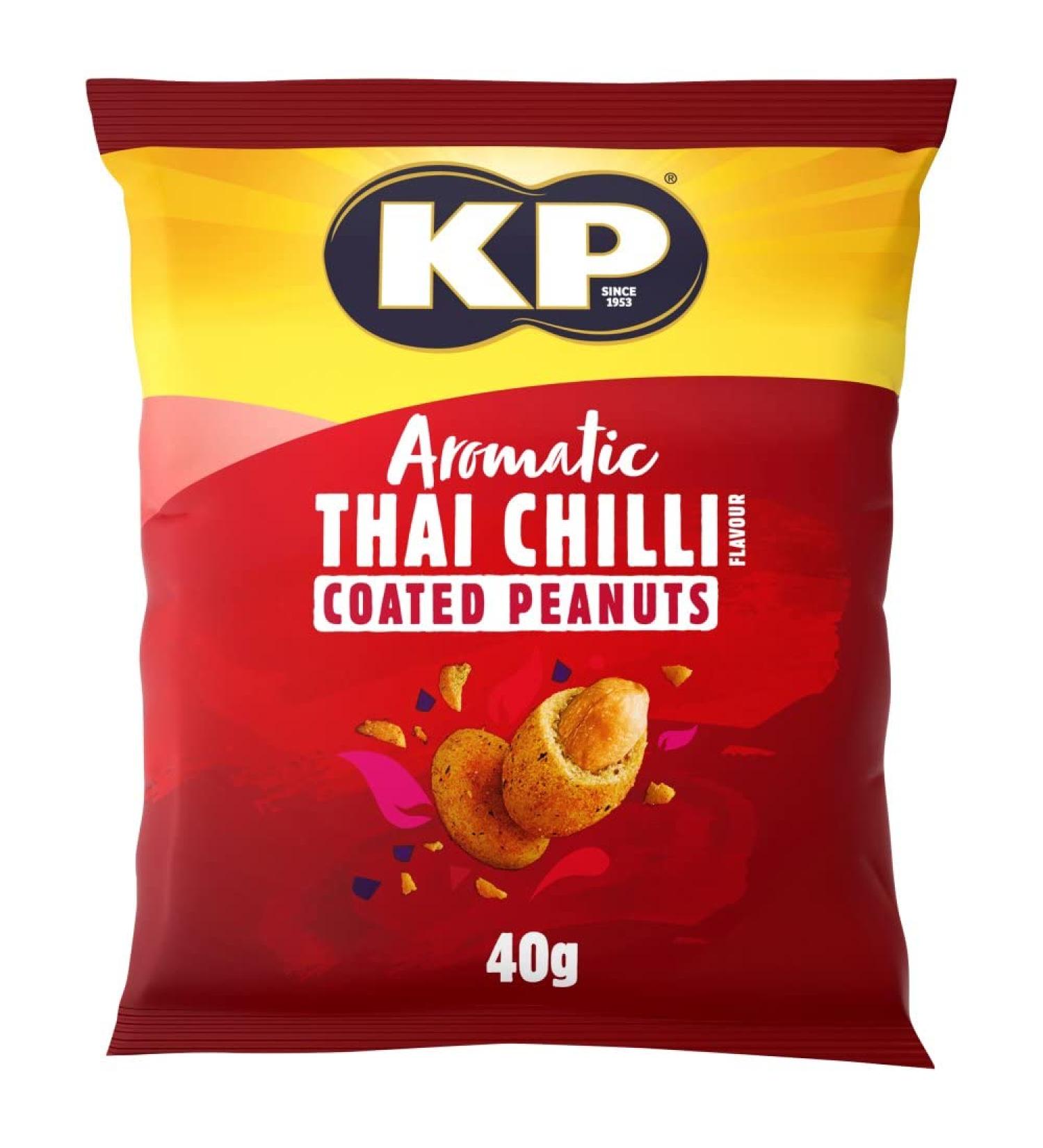 KP Peanuts Delicious Savoury Snack 16x65g 1.25 PMP (Sweet Chilli Peanuts)
