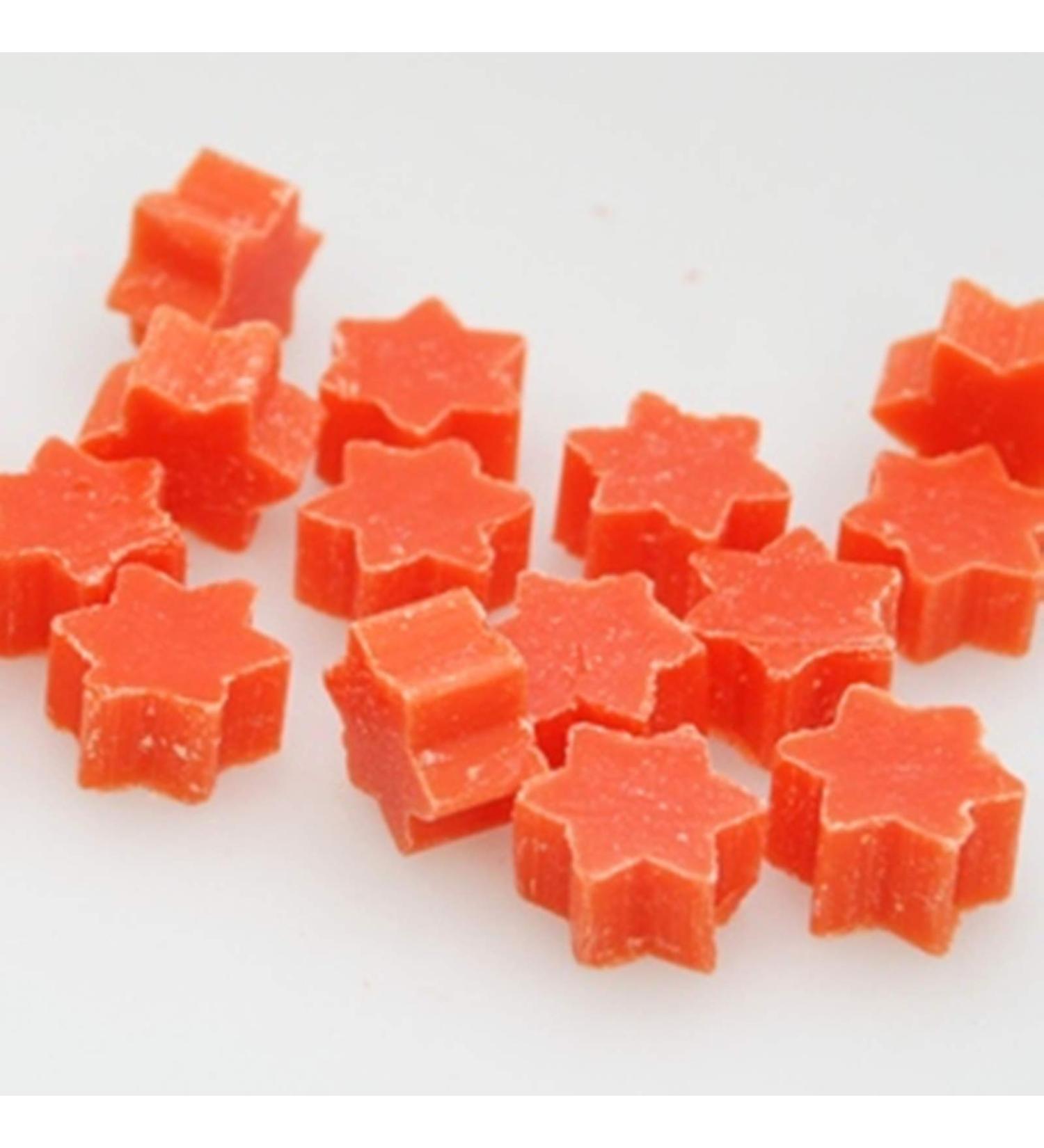 Florex Florex Pack of 50 Star-Shaped Milk Soaps Orange and Red