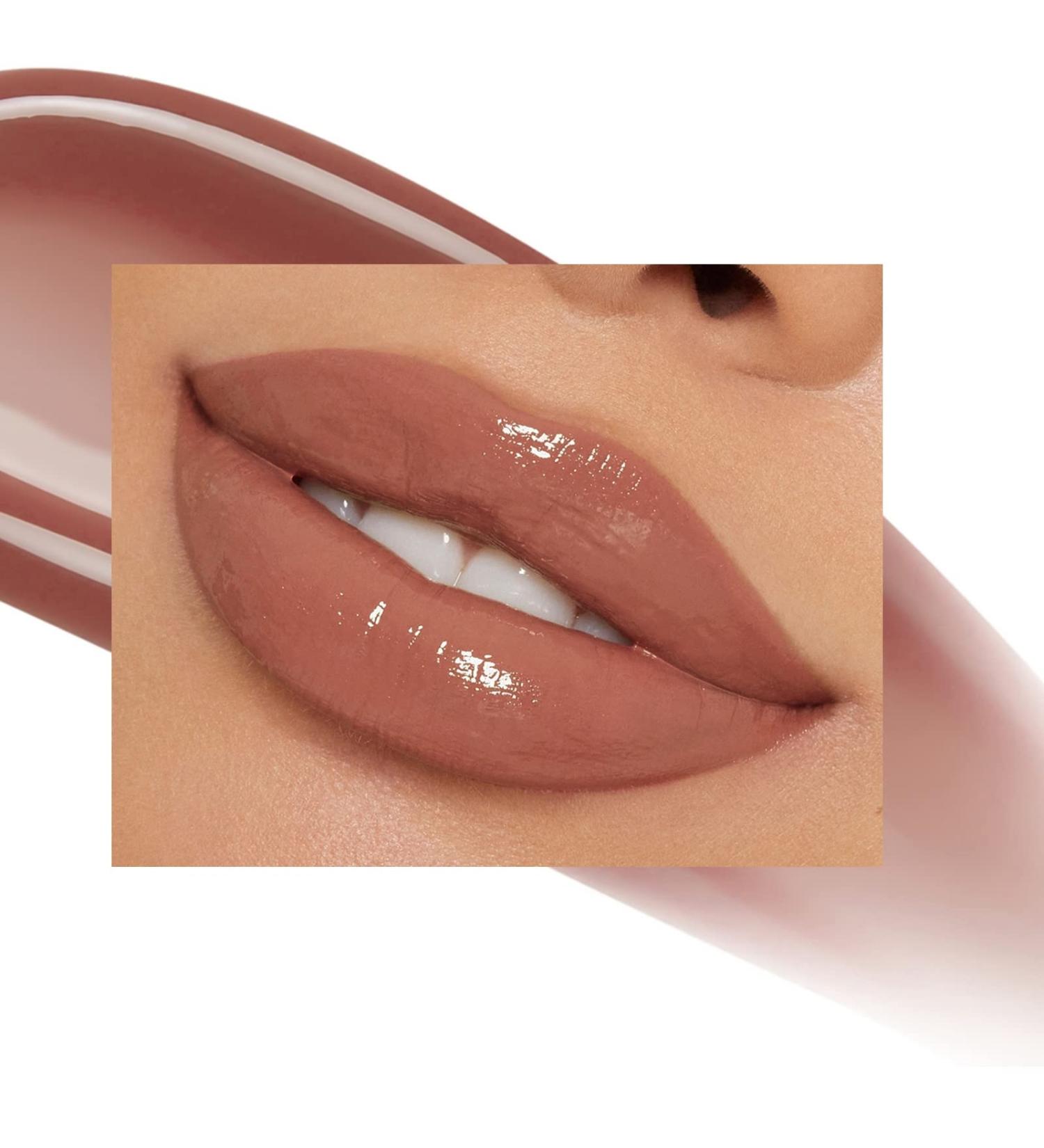 MIESCHER Colored Moisturizing Lip Gloss - Non-sticky & Ultra Shine Lip Stain with Fine Shimmer - Nourishing Gloss for Plumping Hydration (05 Red Berry) - Buy Online on GoSupps.com