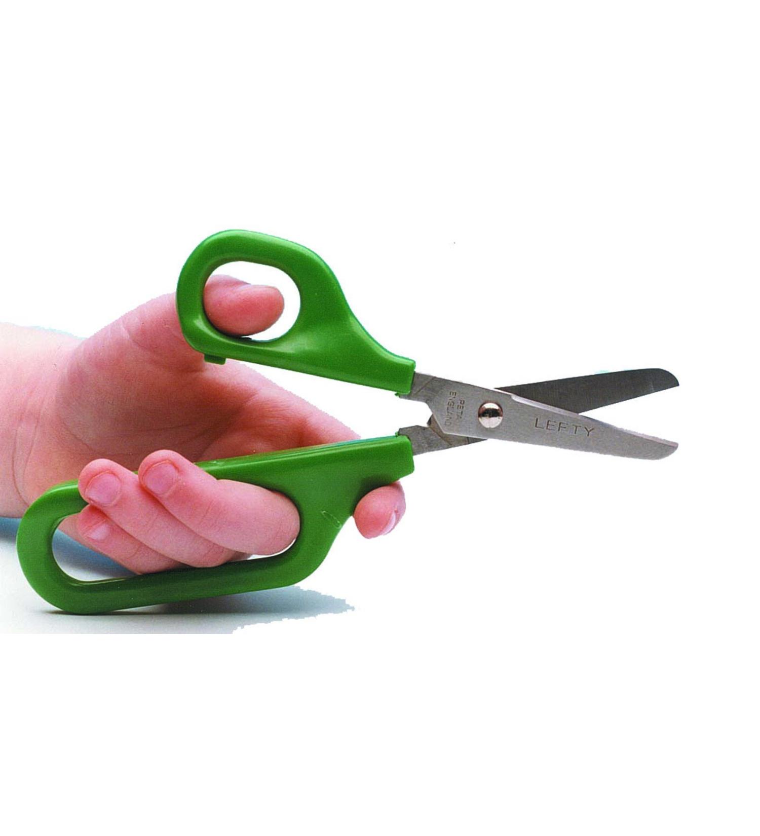 Easi-Grip scissors with large finger opening 45mm therapy scissors PETA (left-handed)