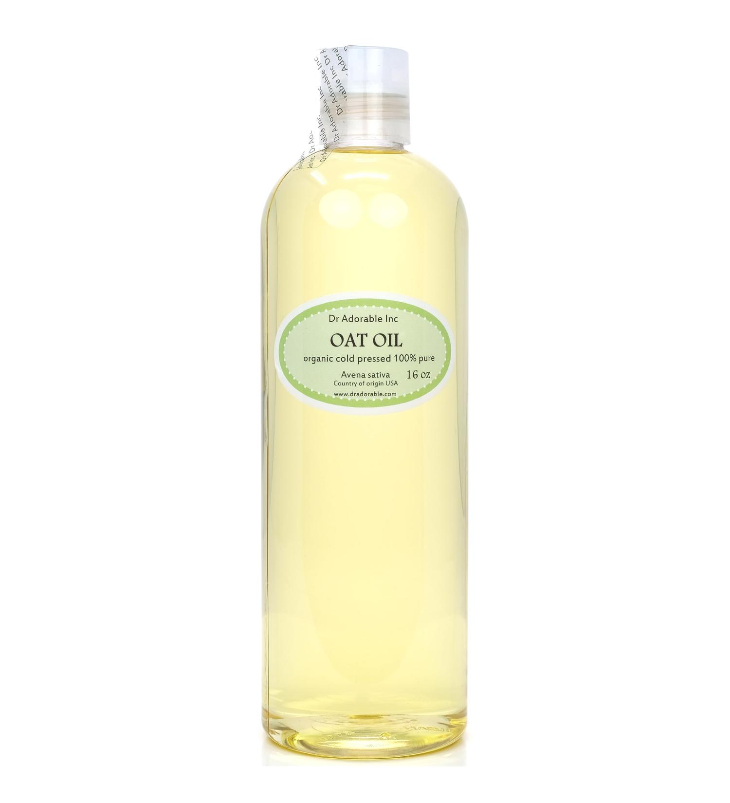 Dr Adorable - 16 oz - Oat Oil - 100% Pure Natural Premium Organic Cold Pressed - Buy Online on GoSupps.com