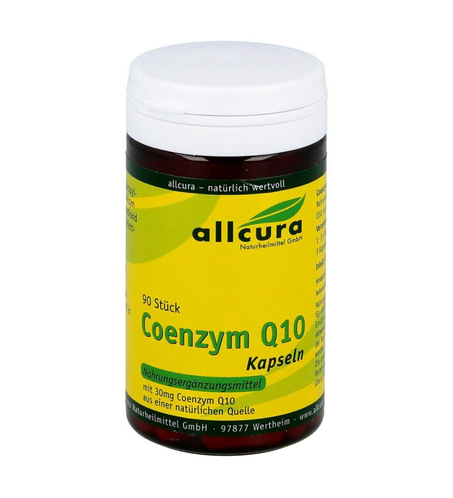 Coenzyme Q10 30 mg Capsules - Premium Antioxidant for Energy & Heart Health | International Shipping Available - Buy Online on GoSupps.com