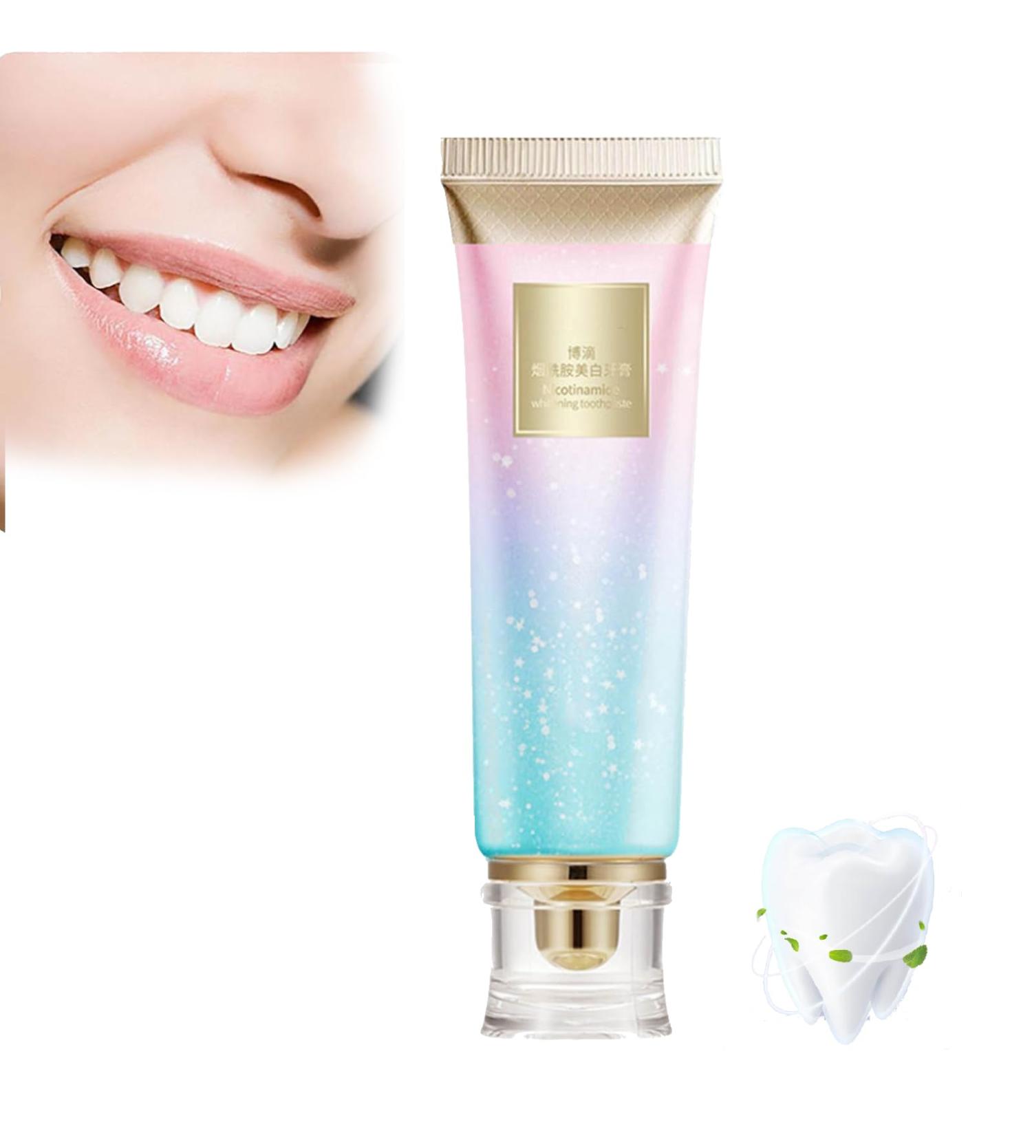 Teeth Whitening Toothpaste Nicotinamide Whitening Toothpaste Xoermioy Niacinamide Whitening Toothpaste Dazzling White Toothpaste Fresh Breath Fresh Breath For Women Men (m 1PC) - Buy Online on GoSupps.com