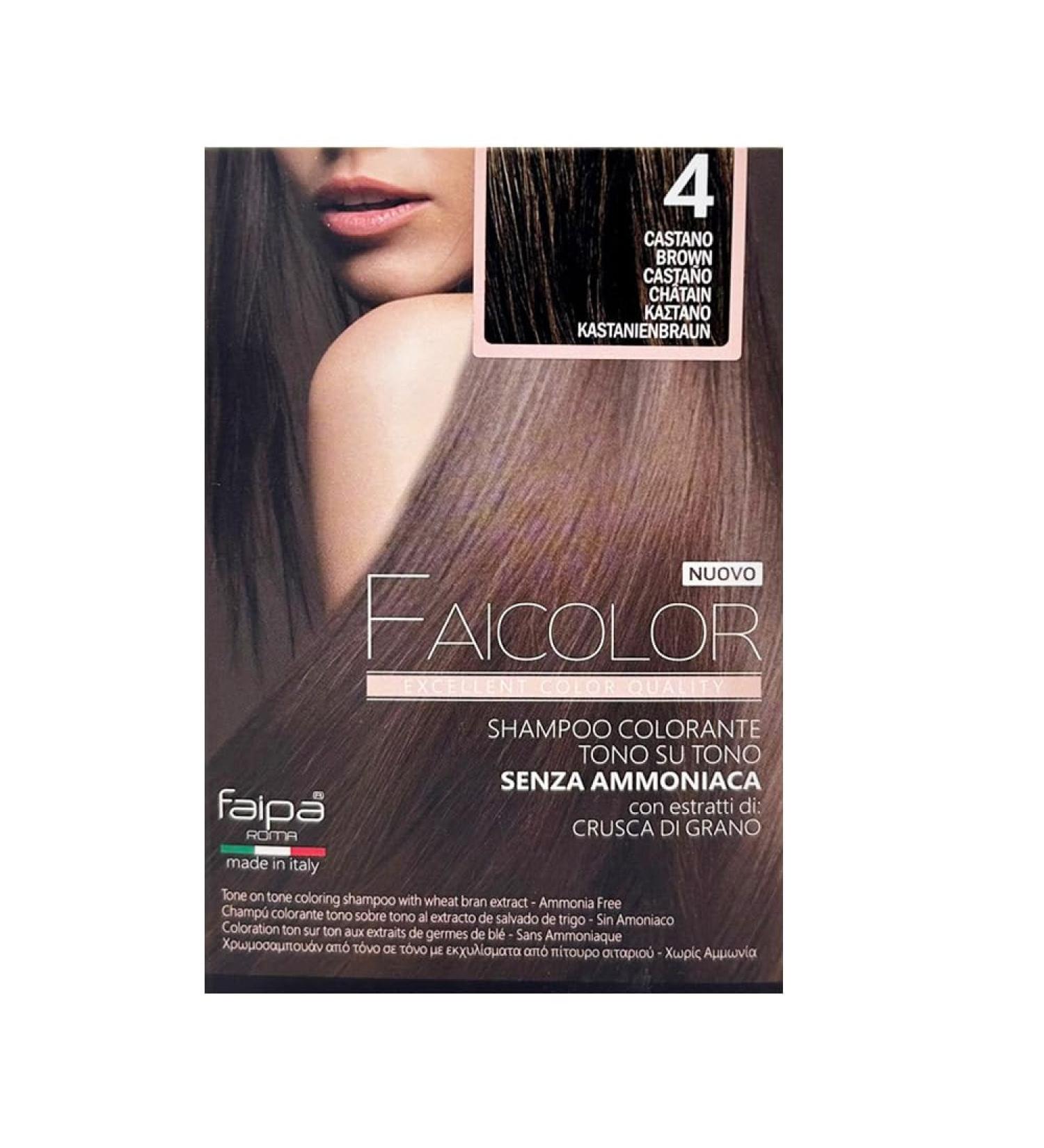 Faipa Faicolor shampoo without ammonia 4 brown