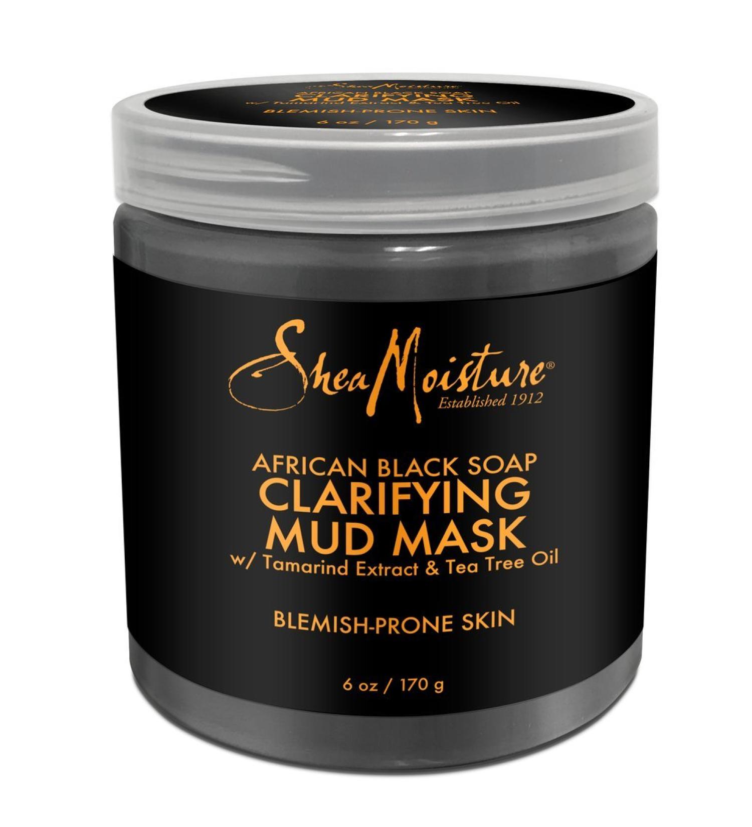 SHEA MOISTURE African Black Soap Clarifying Mud 6 OzMask By for Unisex 180 milliliters