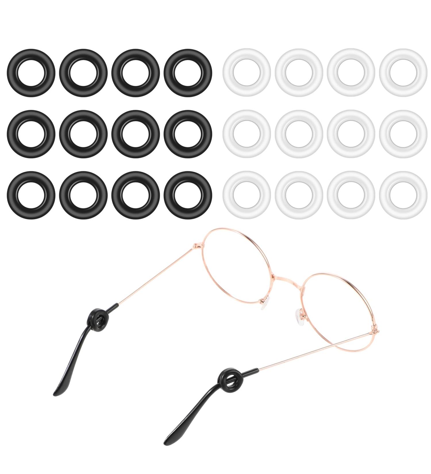 Qianyu 12 Pairs Anti-Slip Silicone Glasses Ear Pads Soft Covers for Sunglasses & Reading Glasses Accessories | International Shipping - Buy Online on GoSupps.com