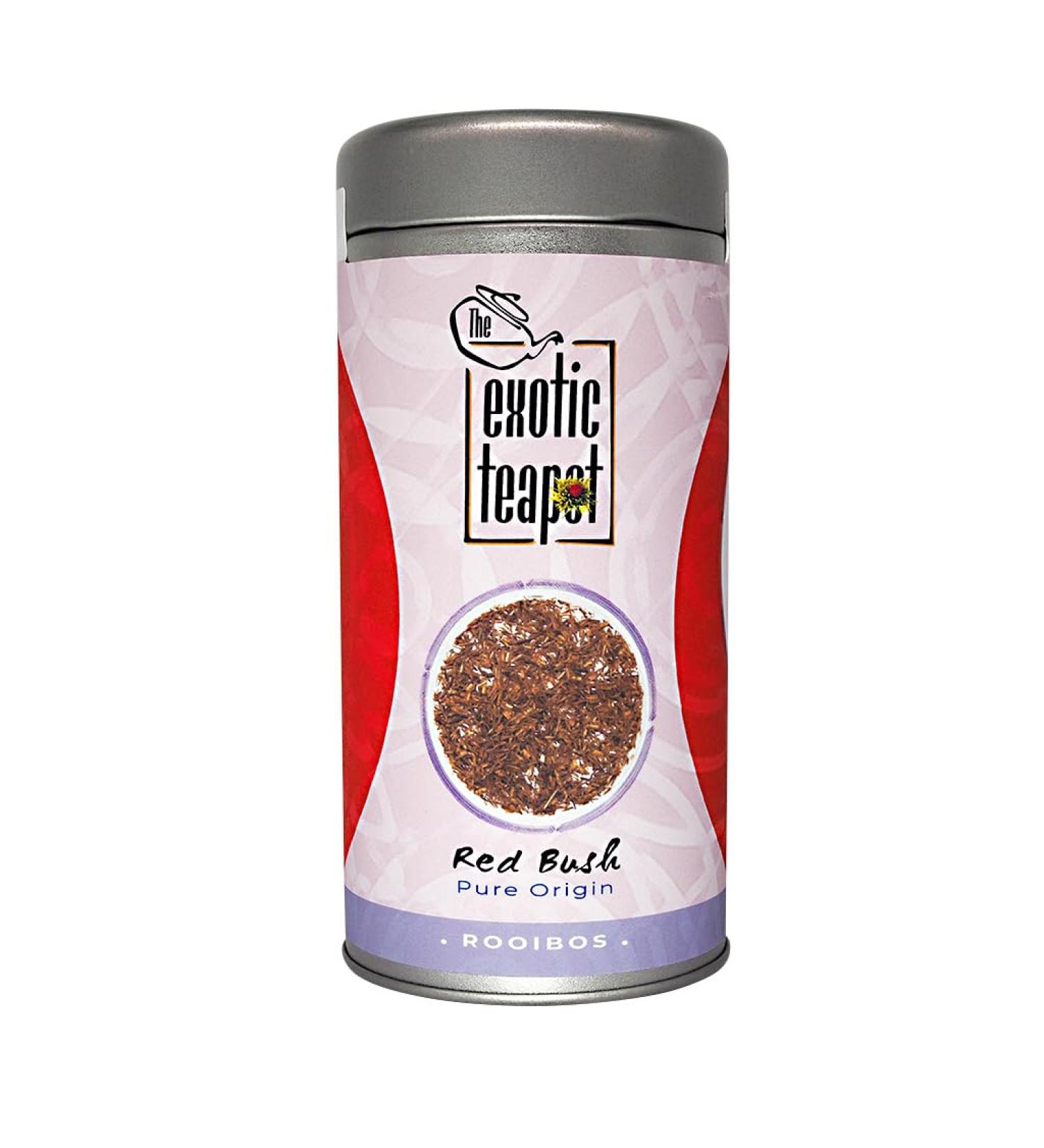 Supreme Pure Redbush Loose Leaf Rooibos Red Tea 150g Tin - Caffeine Free - Buy Online on GoSupps.com