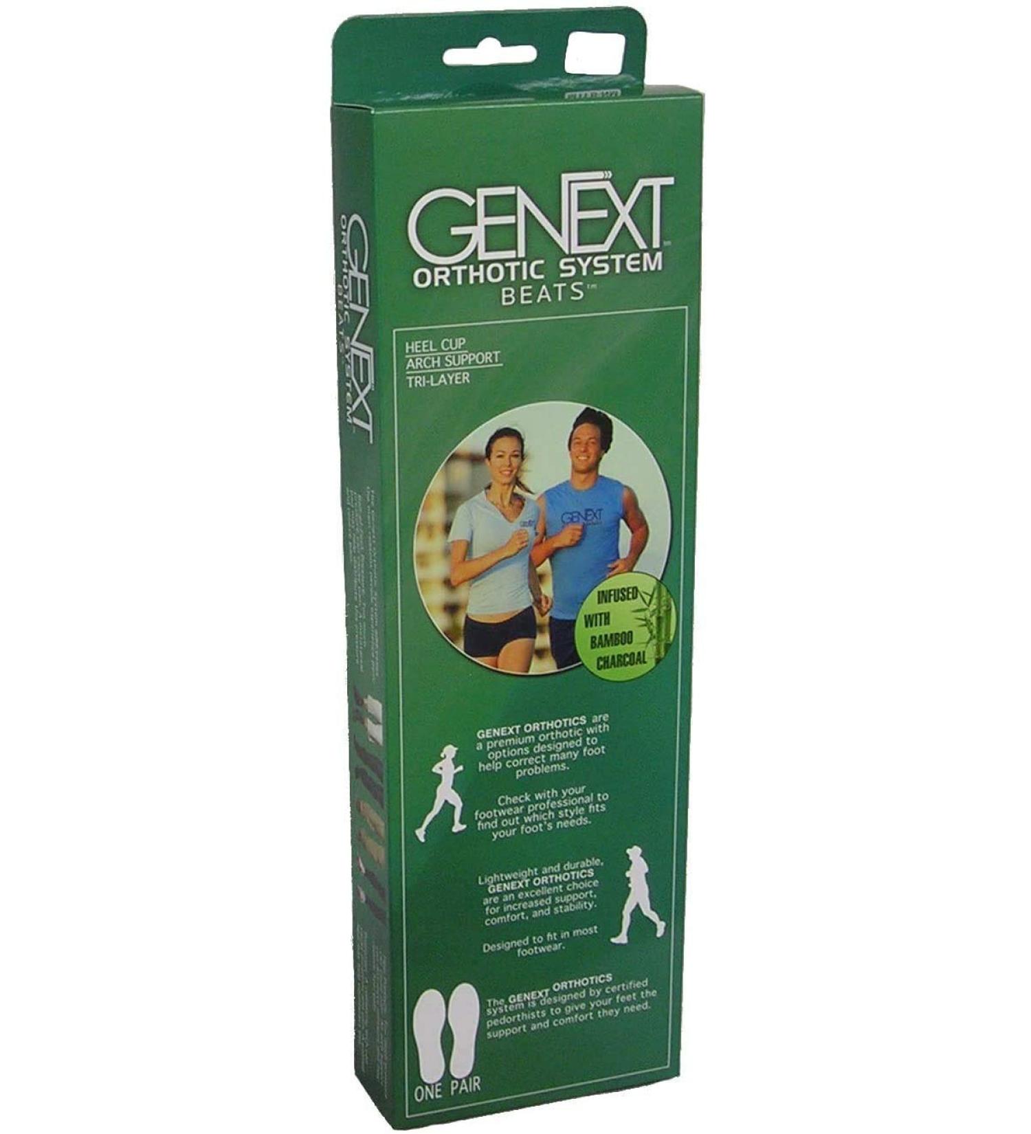 GenExt Men's Beats Orthotic Arch Support Insole System - Neutral Heel (Size 12) - Buy Online on GoSupps.com