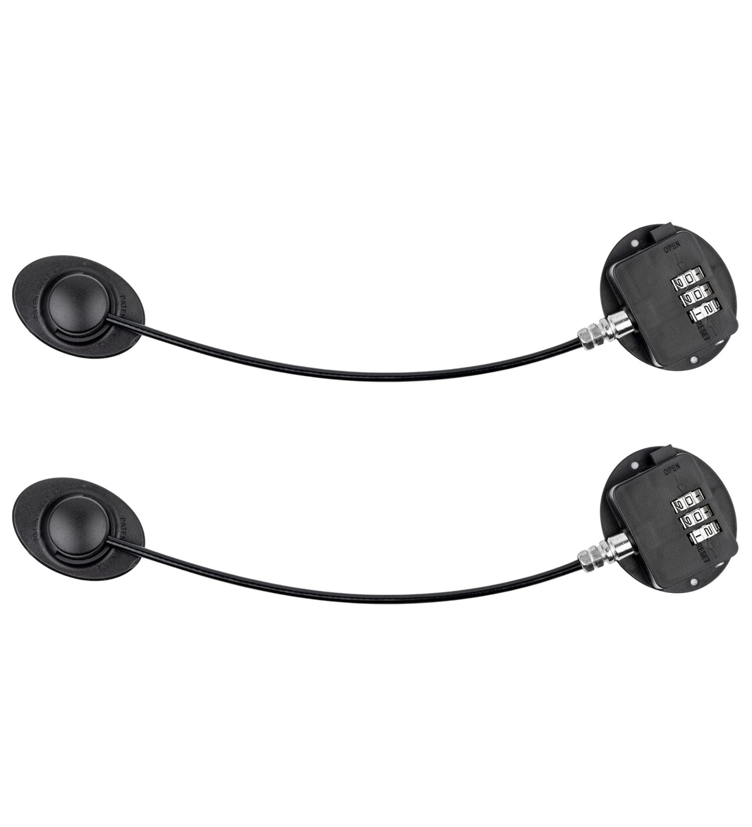 Secure Locking Fuses for Refrigerator & Doors - 2 Pack Black Child Safety Locks with Custom Code - Buy Online on GoSupps.com