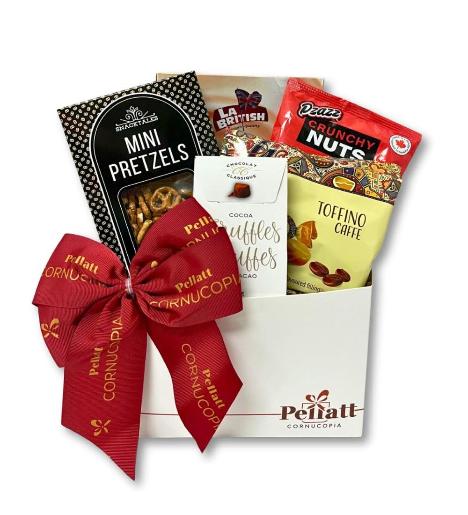 Holiday Gift Basket Birthday Gifts Thank-You Gift Basket with Truffles Cookies Chocolate Wafers and More - Buy Online on GoSupps.com