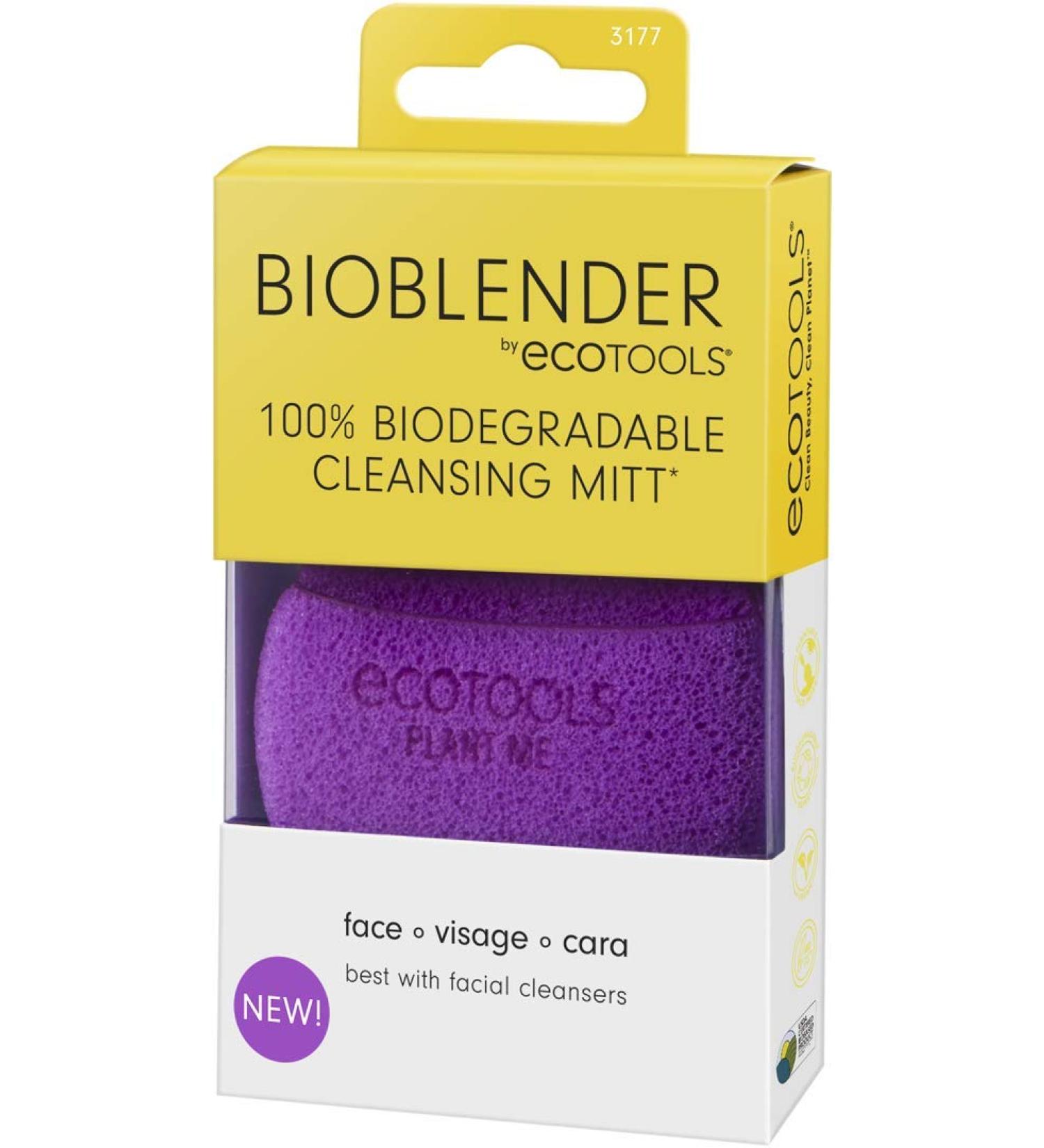 EcoTools Bioblender Biodegradable Cleansing Mitt - 100% Eco-Friendly Face Care - Buy Online on GoSupps.com