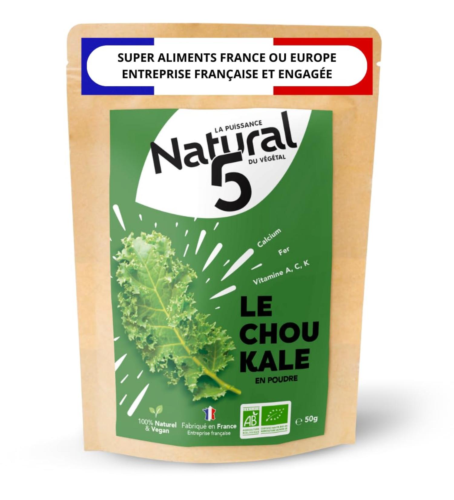KALE POWDER ORGANIC 50g Protein Skin Health Eye Health Immunity Calcium Anemia Powerful Superfood - Buy Online on GoSupps.com