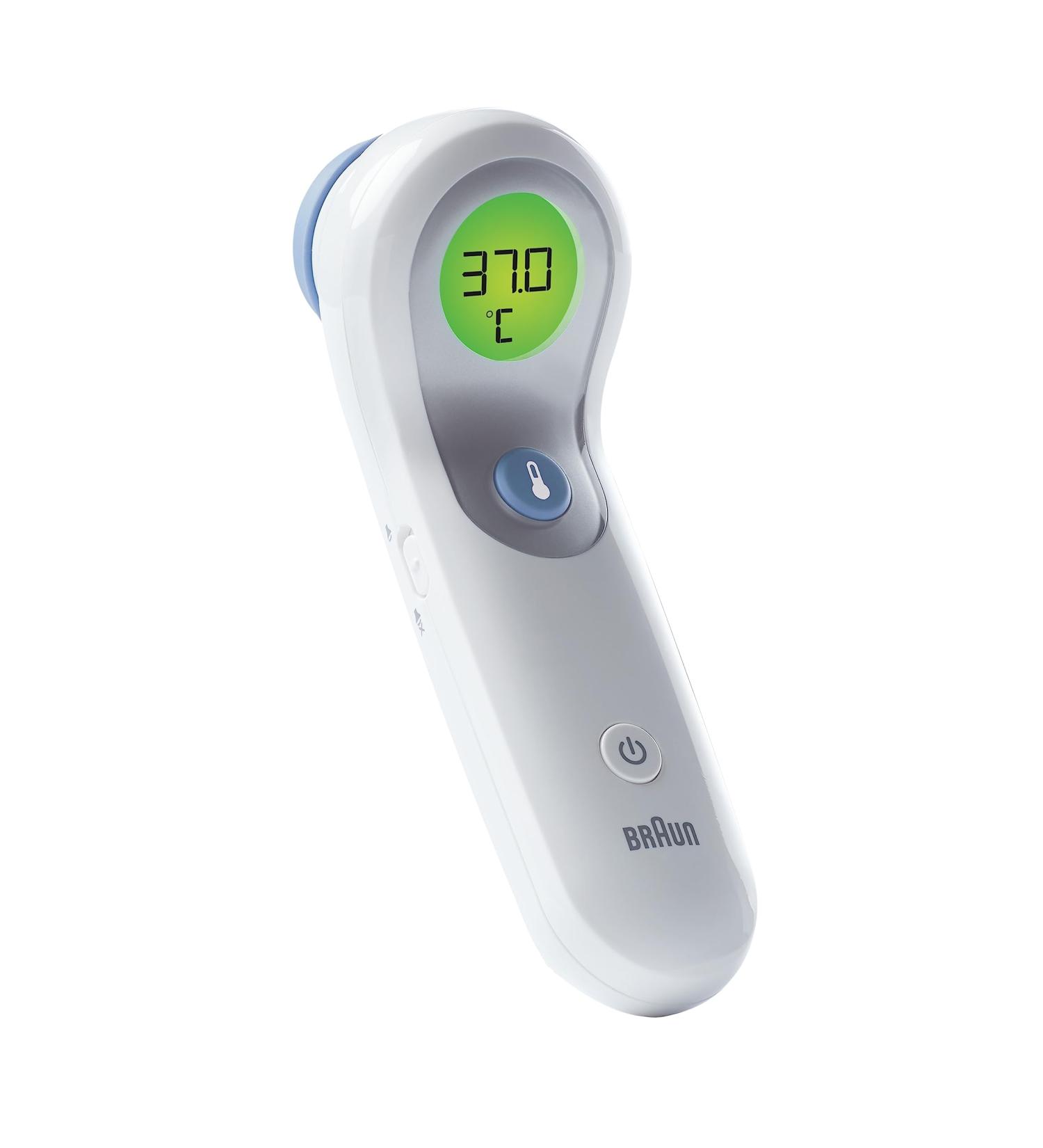 Braun BNT300CA No-Touch and Forehead Thermometer with Colour Coded Display for Baby Children and Adults No. 1 Brand Among Pediatricians and Moms - Buy Online on GoSupps.com