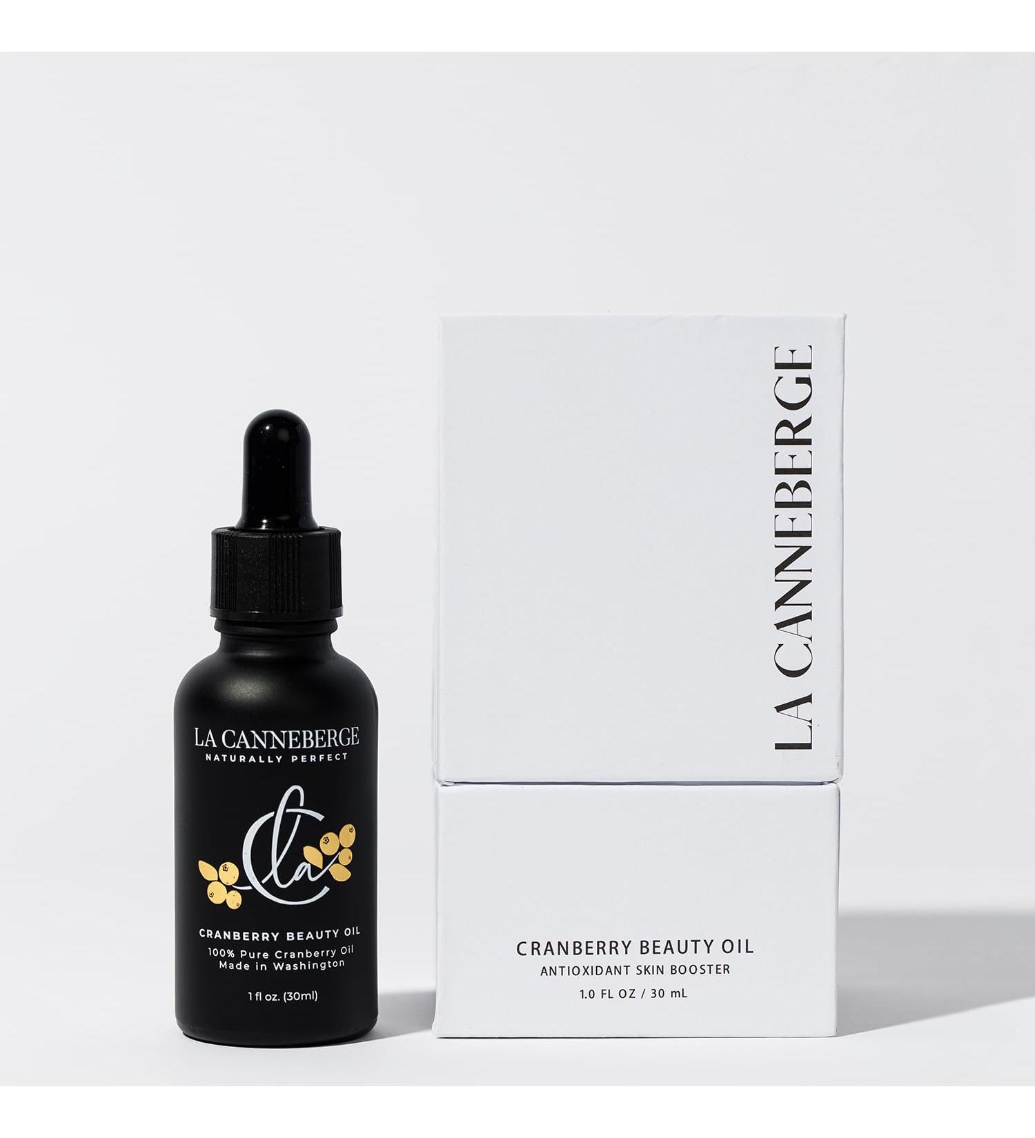 Buy La Canneberge Cranberry Beauty Oil - Organic Hydrating Oil for Face Hair & Body - Non-Greasy & Vitamin-Rich - 1 Fl Oz - Buy Online on GoSupps.com