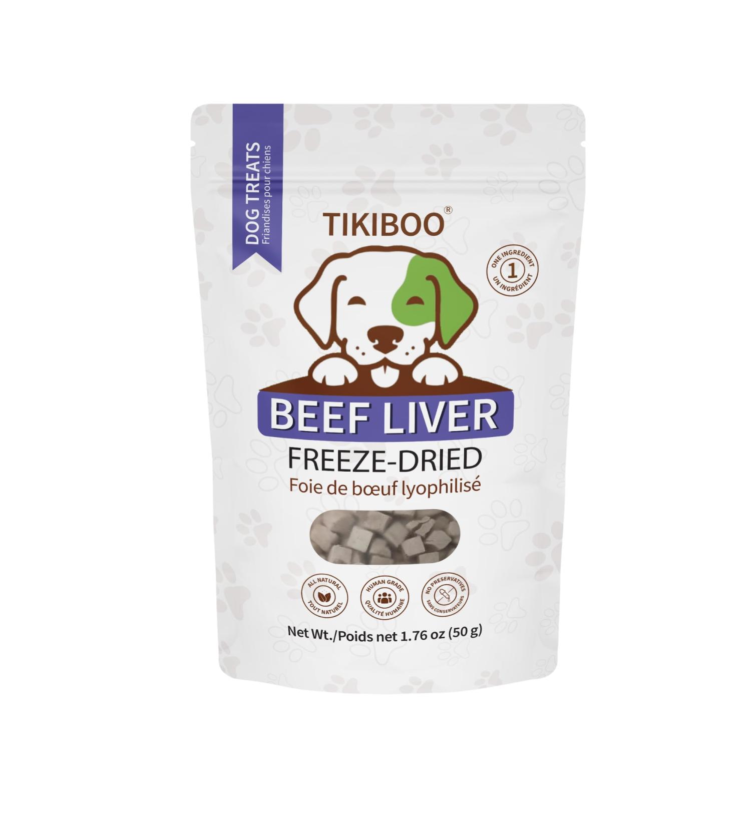 Freeze Dried Beef Liver Dog Treat Trainer Topper All Natural Healthy 1 Ingredient 150 gram - Buy Online on GoSupps.com