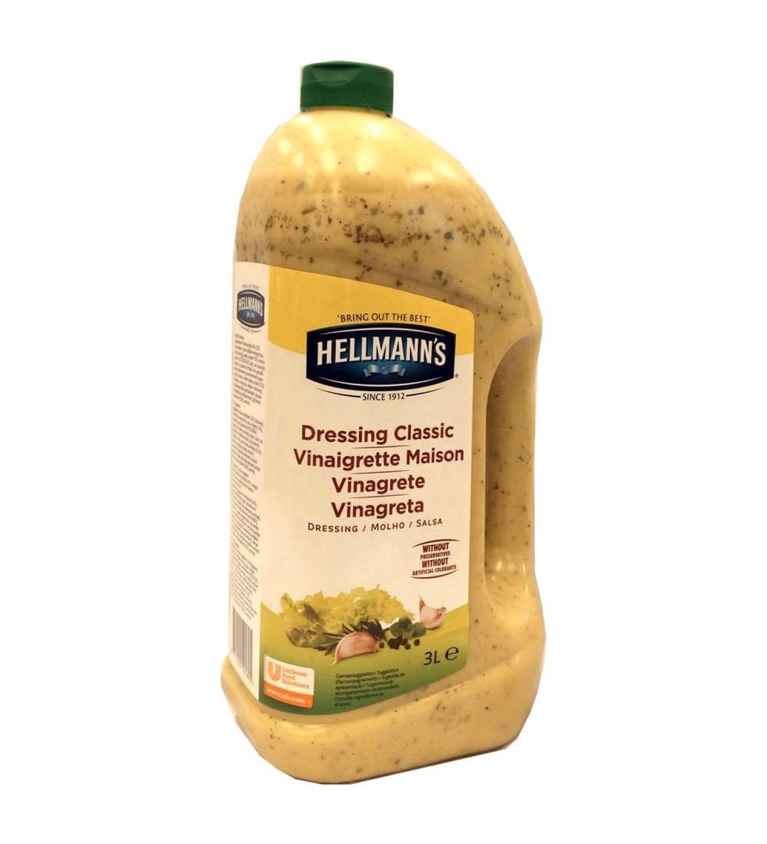 Hellmann's Dressing Classic 3000ml bottle (Classic Dressing)