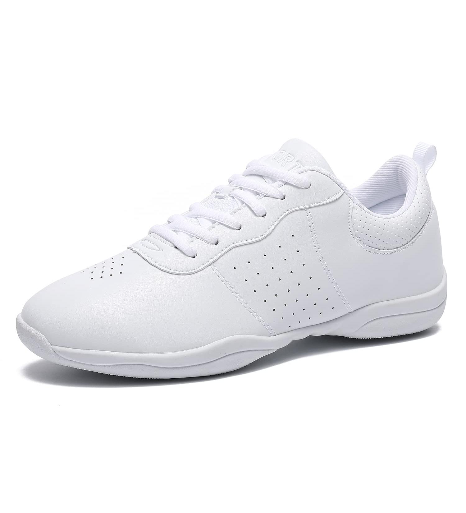 LANDHIKER Cheer Shoes Girls White Dance Youth Cheerleading Fashion Sports Flats Girl 7 Women/5.5 Men White03 - Buy Online on GoSupps.com