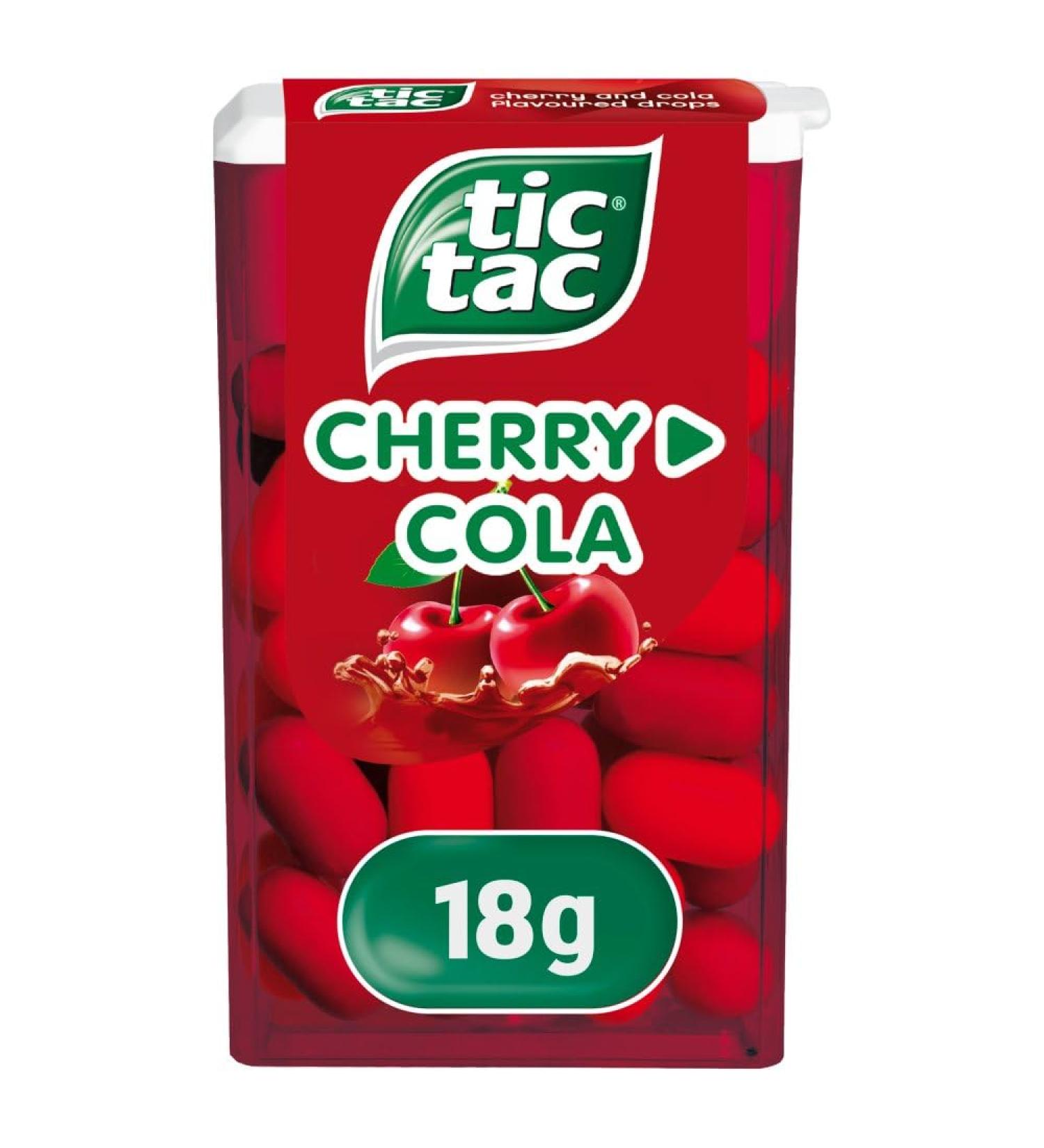 Tic Tac Mixers Cerise Cola 18 g (lot de 4)