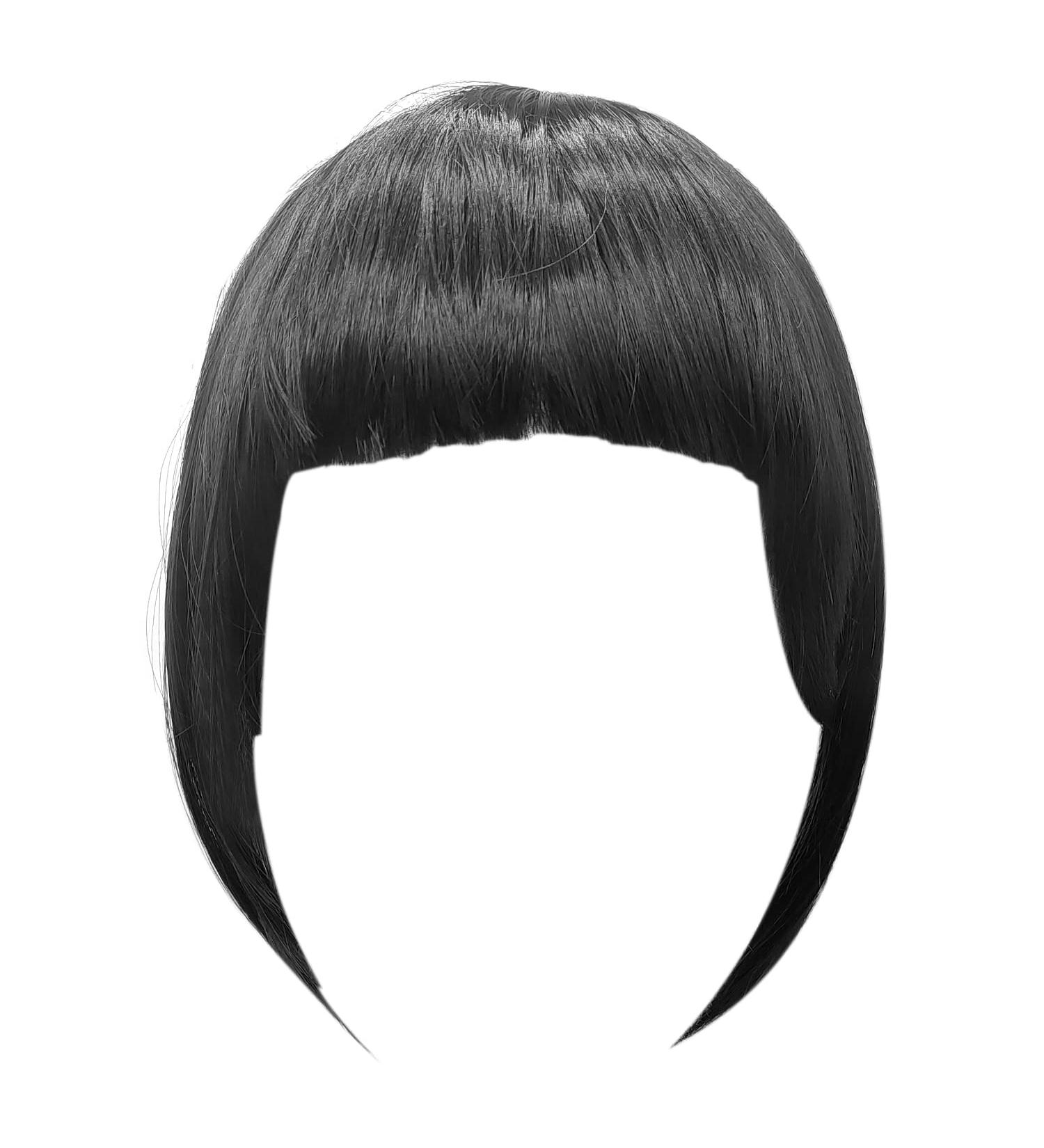 Clip in Fringe Clip in Bangs for Women Hair Extensions with Temples Hairpieces Fashion Thick Full Front Synthetic Clip on Fringe Bangs Clip Hair Pieces for Daily Wear Y7HLHJF black - Buy Online on GoSupps.com