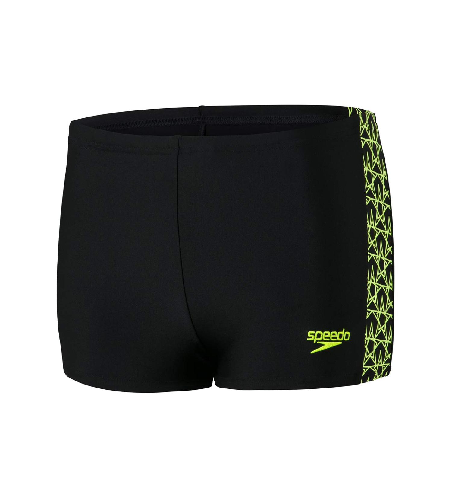 Buy Speedo Boys Boomstar Splice Aquashort 152 - Black/Yellow | International Shipping Available - Buy Online on GoSupps.com