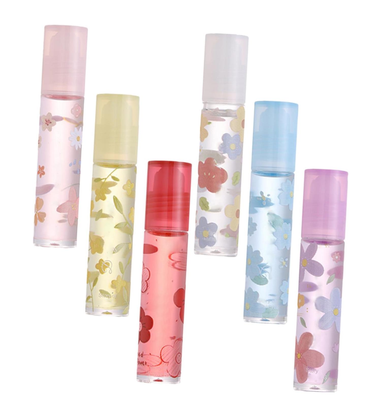 OUNONA Lot de 6 Huiles L vres Brillantes Hydratantes 6 3 Ml Incolore pour Femmes et Adolescentes Soin L vres Hydratant Usage Quotidien Style Al atoire - Buy Online on GoSupps.com